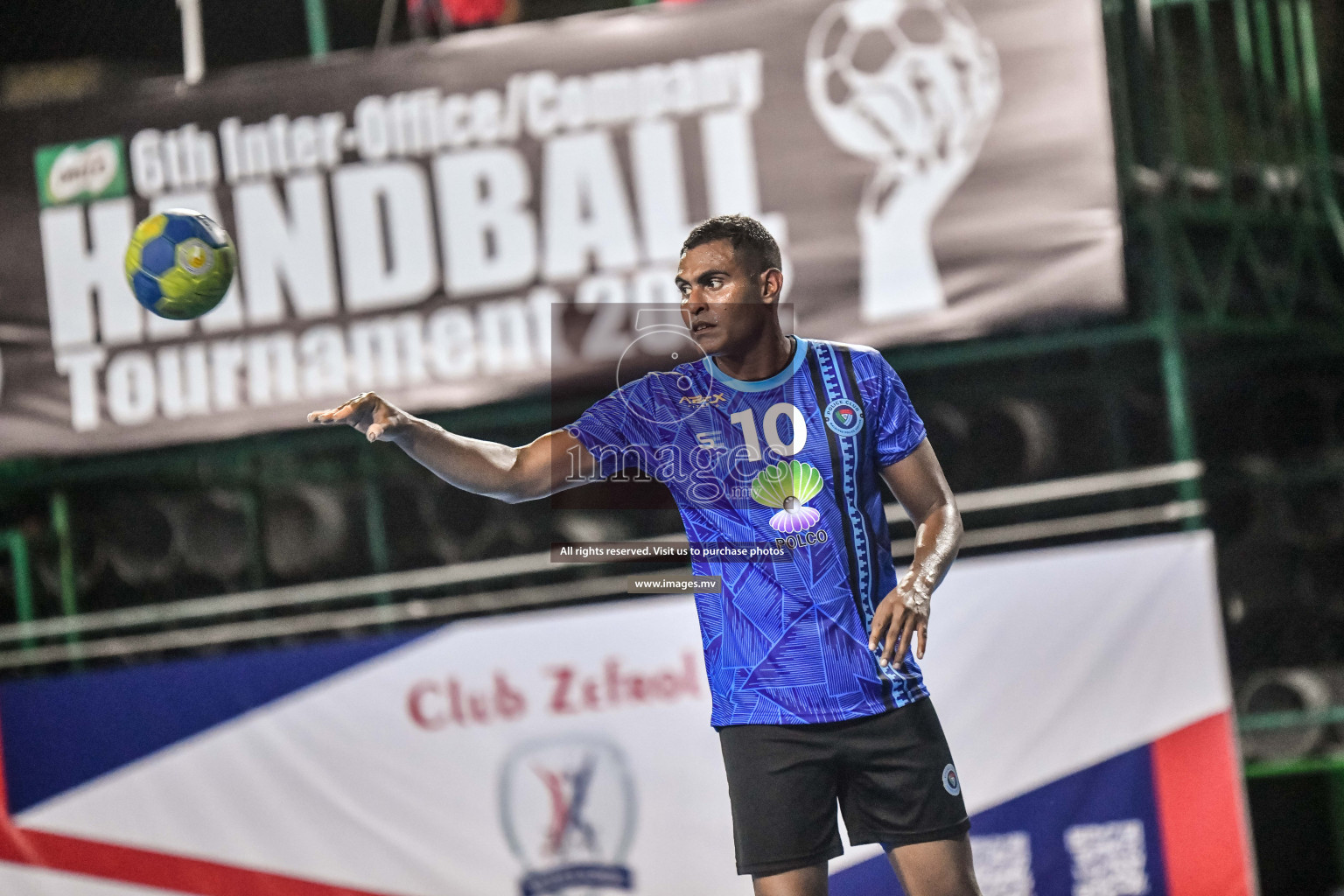 Day 6 of Milo 6th Inter Office Handball Tournament 2022 - Photos by Nausham Waheed