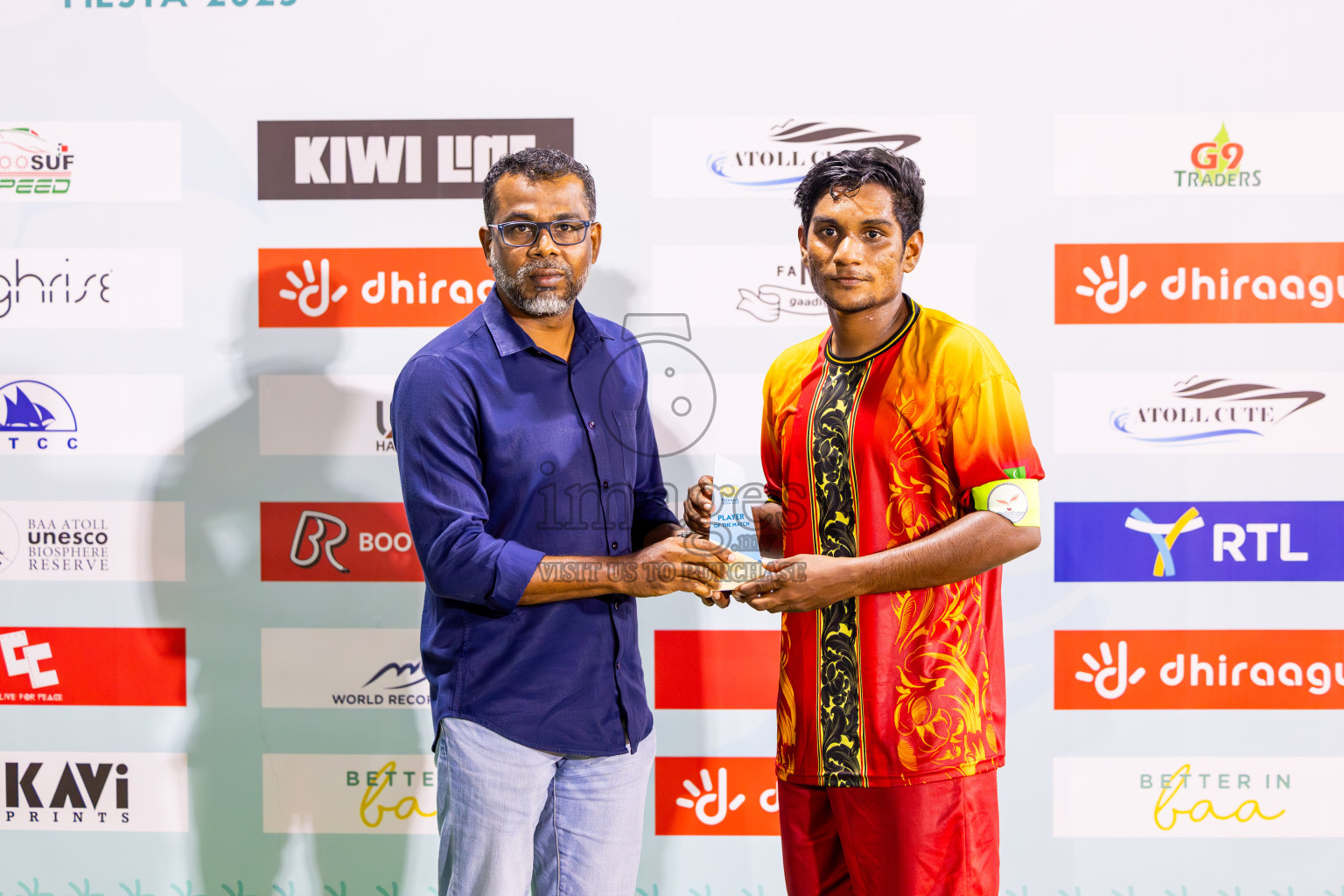 Dharavandhoo vs Thulhaadhoo in Day 3 of Better in Baa Futsal Fiesta 2025 Men's division held in B. Eydhafushi, Maldives on Friday, 7th November 2025. Photos: Nausham Waheed / images.mv