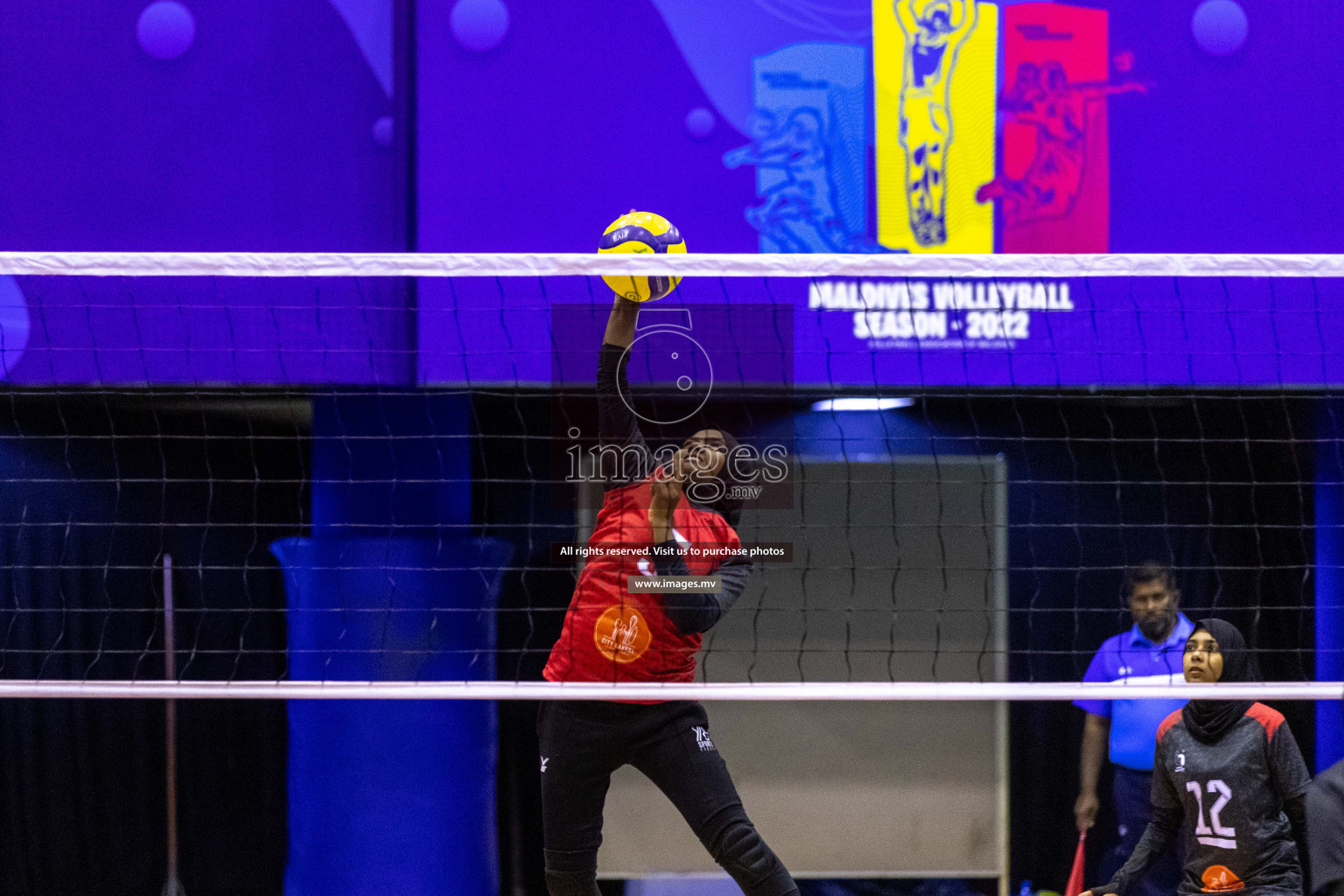 Volleyball Association Cup 2022-Women's Division-Match Day 4 was held in Male', Maldives on Friday, 27th May 2022 at Social Center Indoor Hall. Photos By: Ismail Thoriq/images.mv