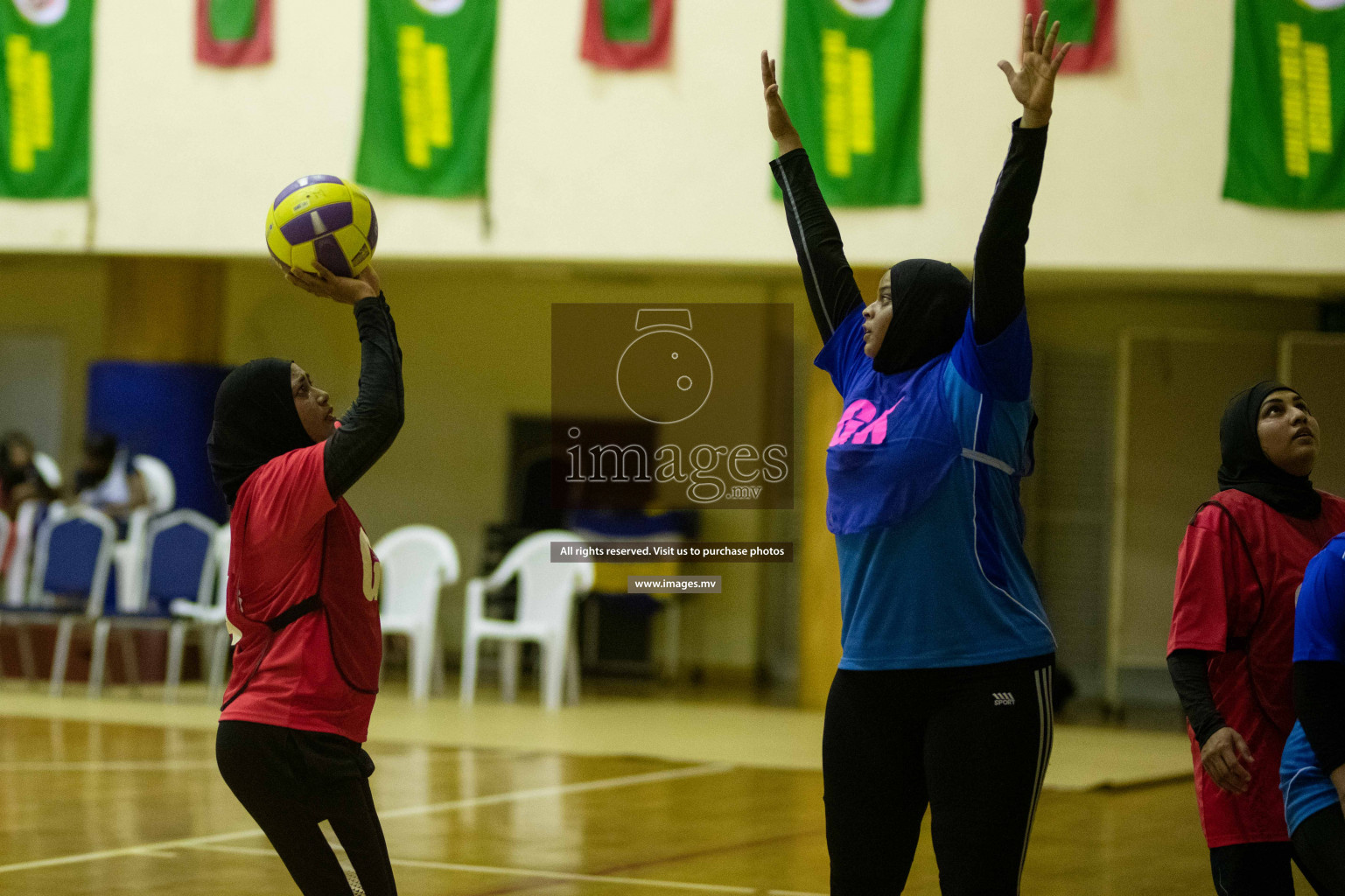 Milo National Netball Tournament 25 November 2021 at Social Center Indoor Court, Male, Maldives. Photos: Maanish/ Images Mv