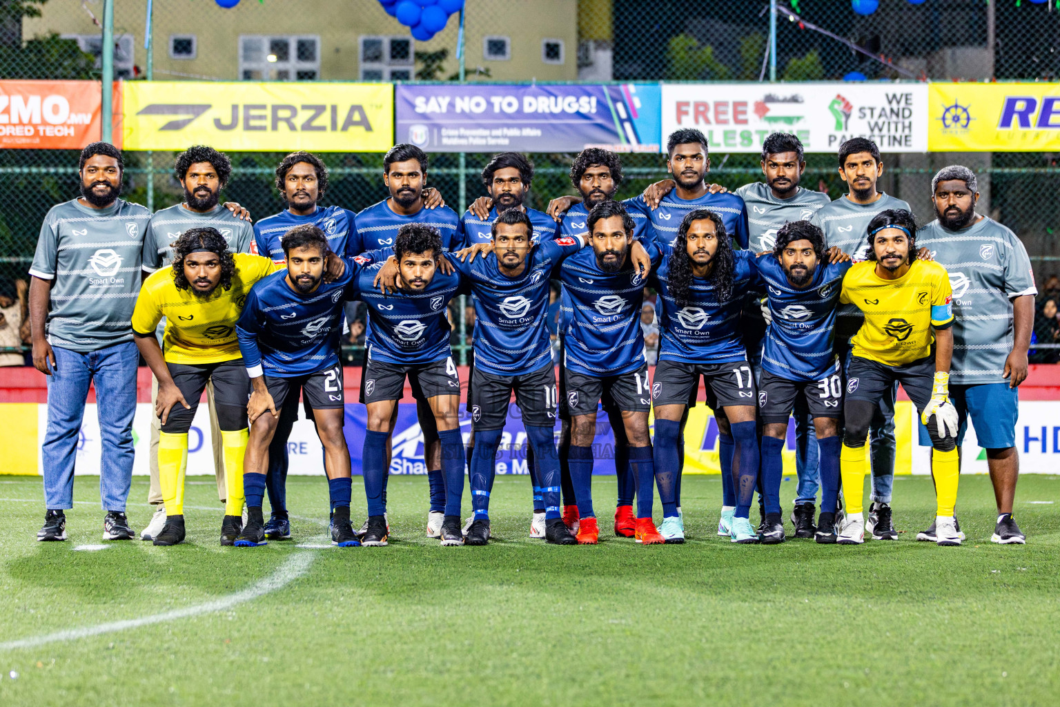 K Gaafaru vs Dh Kudahuvadhoo in Quarter Finals of Golden Futsal Challenge 2024 which was held on Friday, 1st March 2024, in Hulhumale', Maldives Photos: Nausham Waheed / images.mv