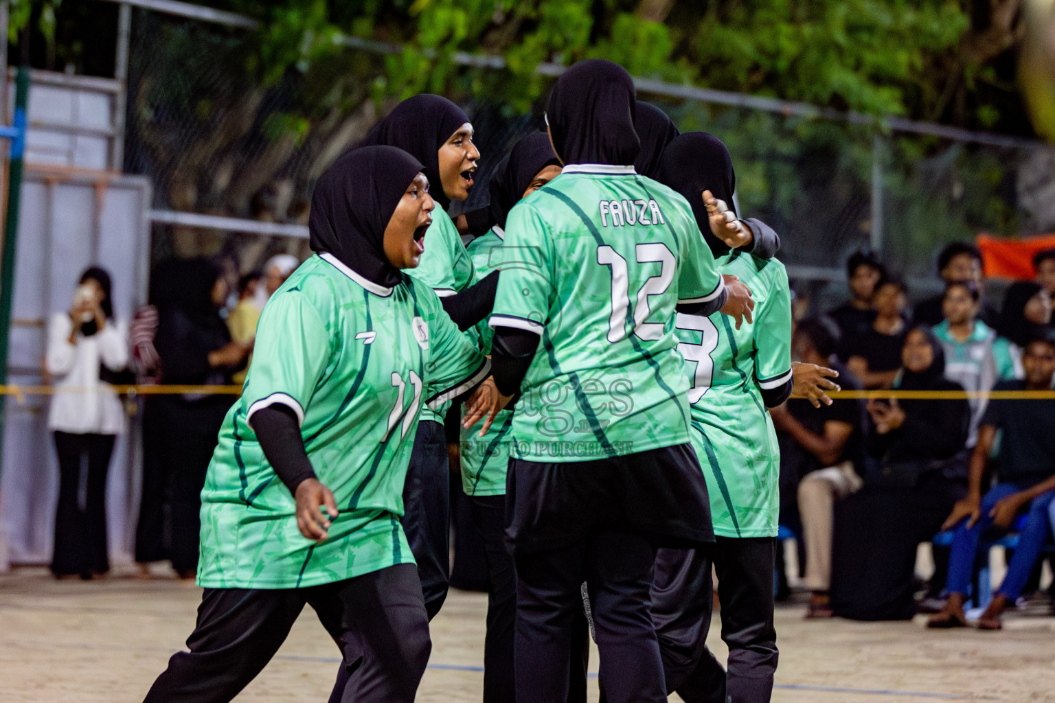 U19 Male and Atoll Girl's Finals in Day 9 of Interschool Volleyball Tournament 2024 was held in ABC Court at Male', Maldives on Saturday, 30th November 2024. Photos: Hassan Simah / images.mv