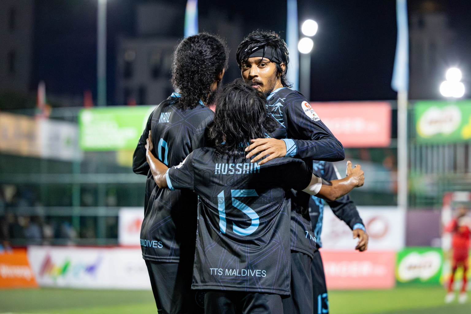 CLUB TTS vs Baros Maldives in Club Maldives Cup 2024 held in Rehendi Futsal Ground, Hulhumale', Maldives on Monday, 23rd September 2024. 
Photos: Hassan Simah / images.mv