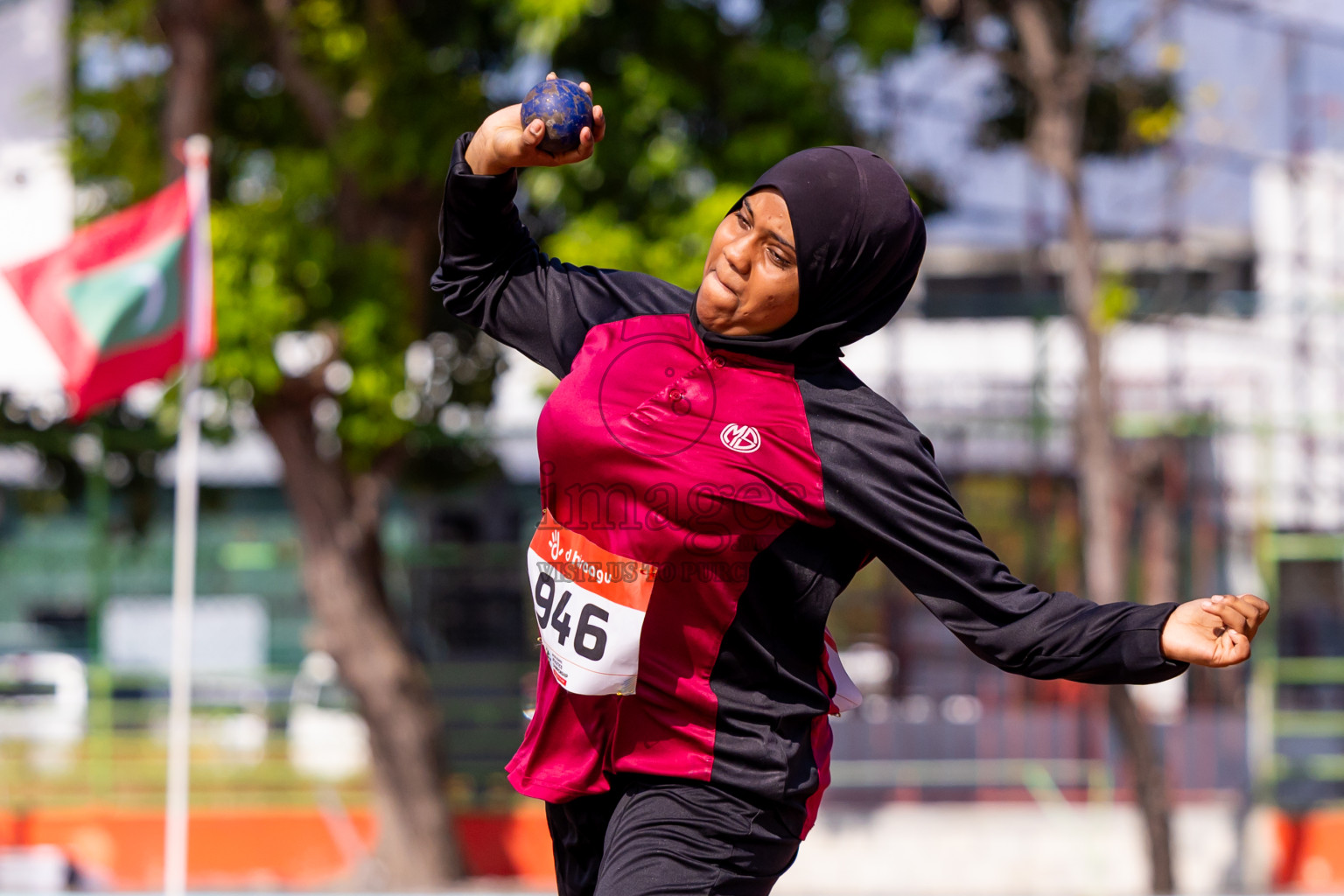 Day 3 of Inter-school Athletics Championship 2025 held in Ekuveni Synthetic Track, Male', Maldives on Wednesday, 08th October 2025. Photos by: Nausham Waheed / Images.mv