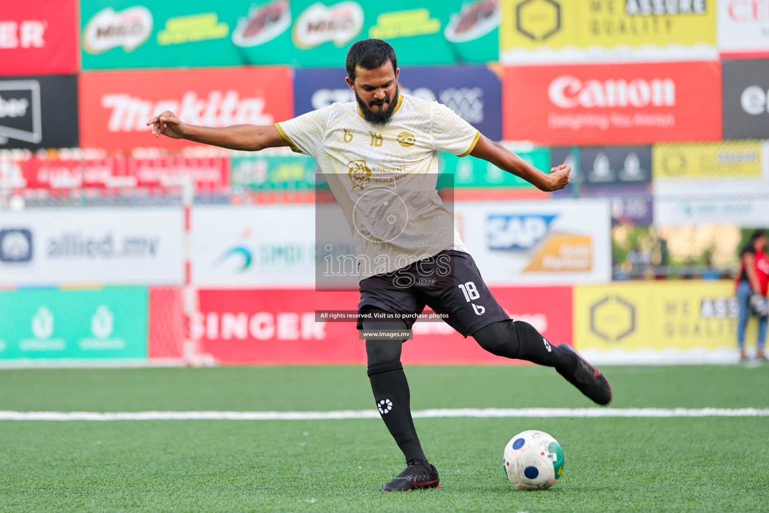 Presidents Office vs Team Badhahi in Club Maldives Cup Classic 2023 held in Hulhumale, Maldives, on Wednesday, 19th July 2023 Photos: Nausham Waheed  / images.mv