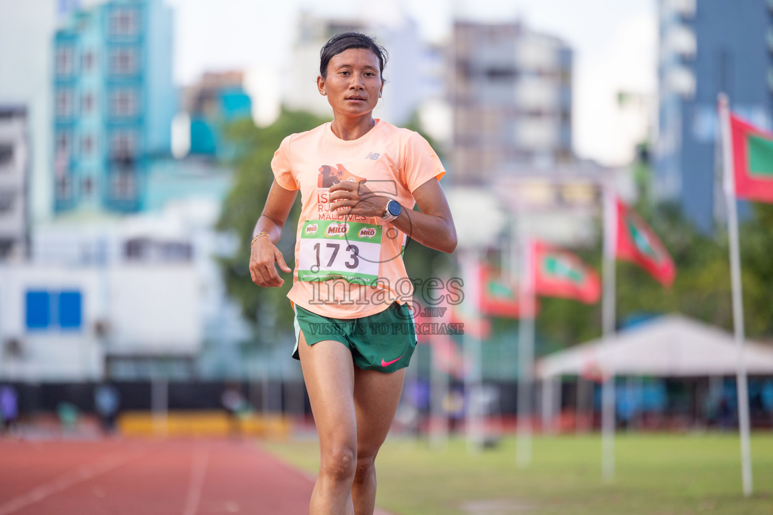 Day 1 of 33rd National Athletics Championship was held in Ekuveni Track at Male', Maldives on Thursday, 5th September 2024. Photos: Shuu Abdul Sattar / images.mv