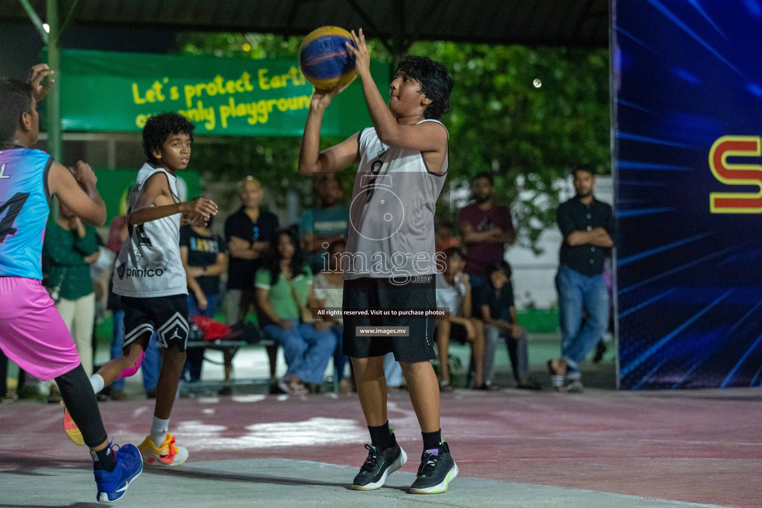 Day1 of Slamdunk by Sosal on 12th April 2023 held in Male'. Photos: Nausham waheed /images.mv