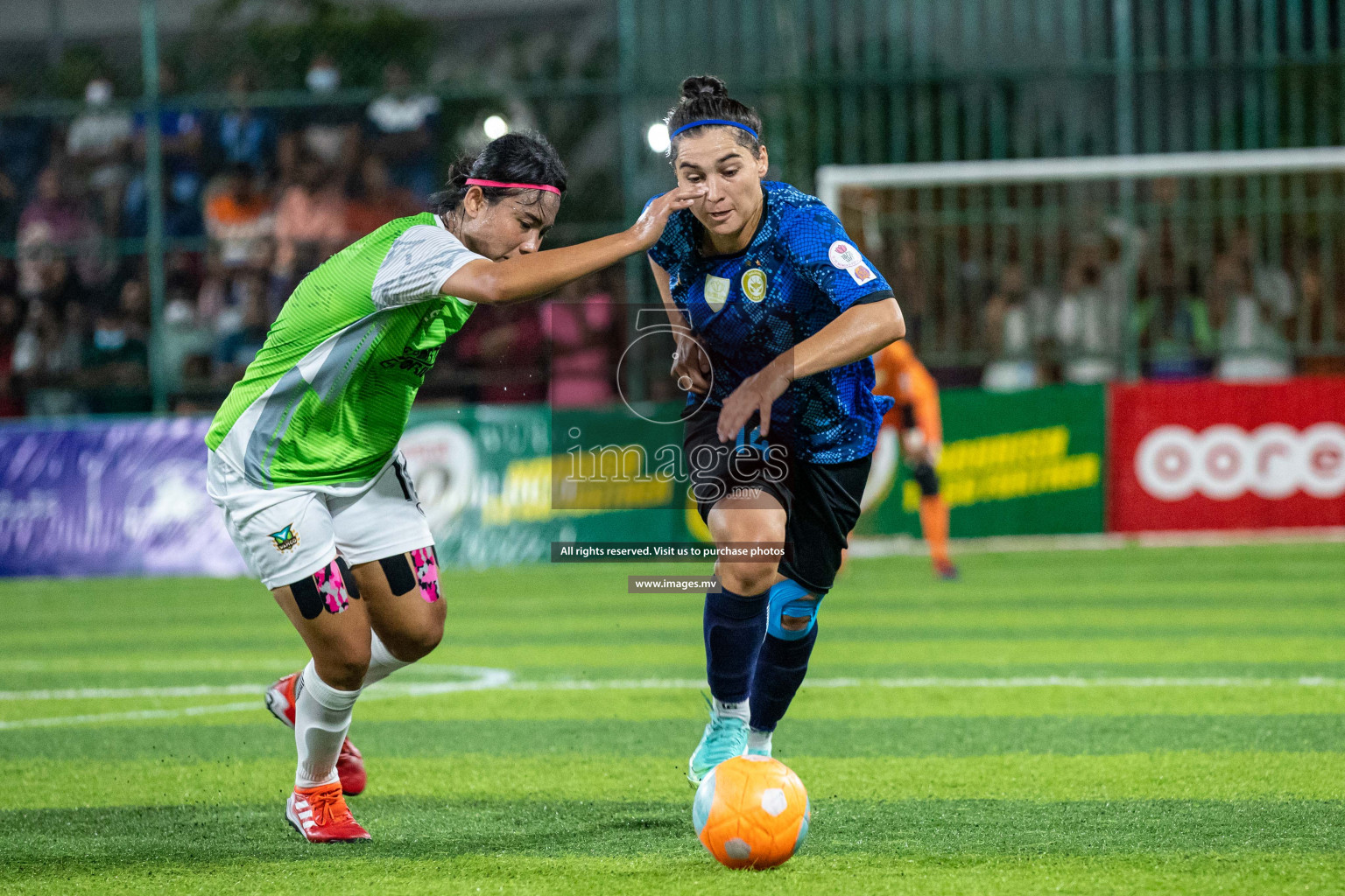 orts Limited vs WAMCO - in the Finals 18/30 Women's Futsal Fiesta 2021 held in Hulhumale, Maldives on 18 December 2021. Photos by Shuu Abdul Sattar