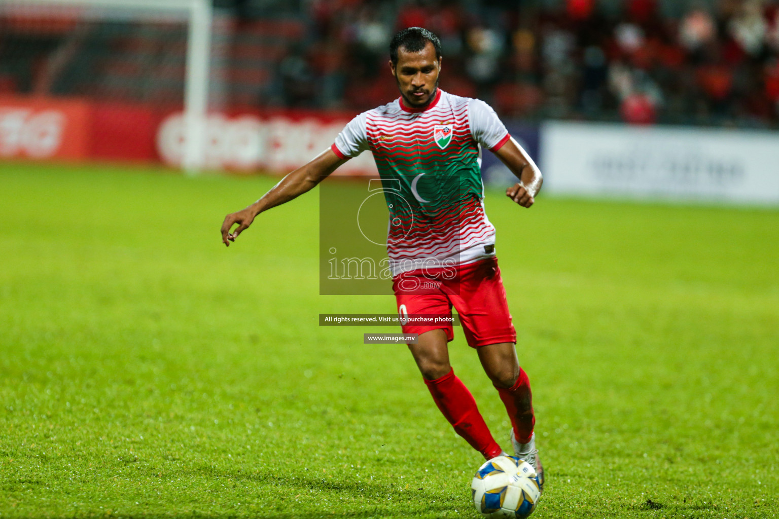 Maldives vs Nepal in SAFF Championship 2021 held on 1st October 2021 in Galolhu National Stadium, Male', Maldives