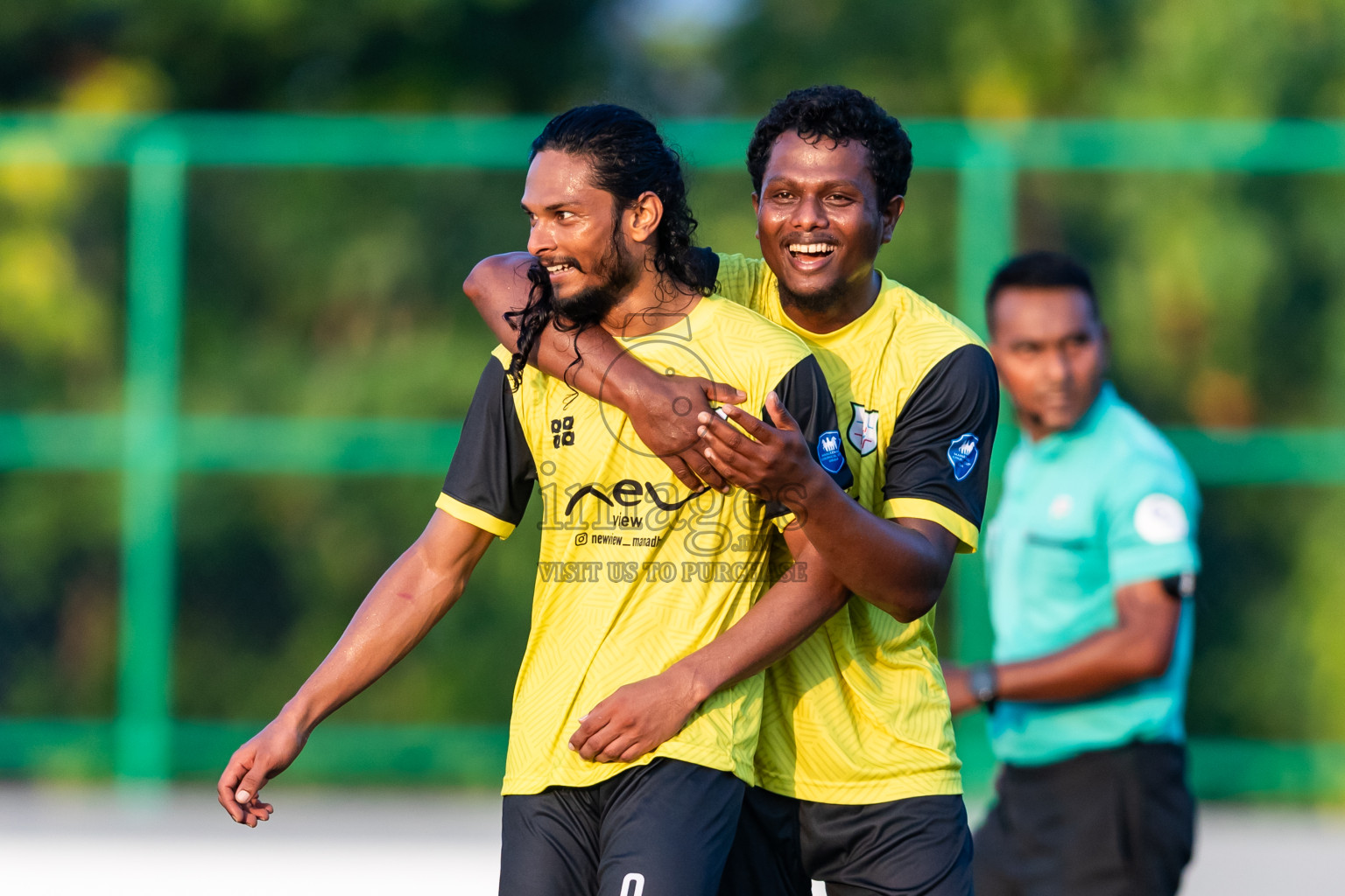 Kanmathi Juniors vs JT Sports from Manadhoo Council Cup 2024 in N Manadhoo Maldives on Wednesday, 21st February 2023. Photos: Nausham Waheed / images.mv