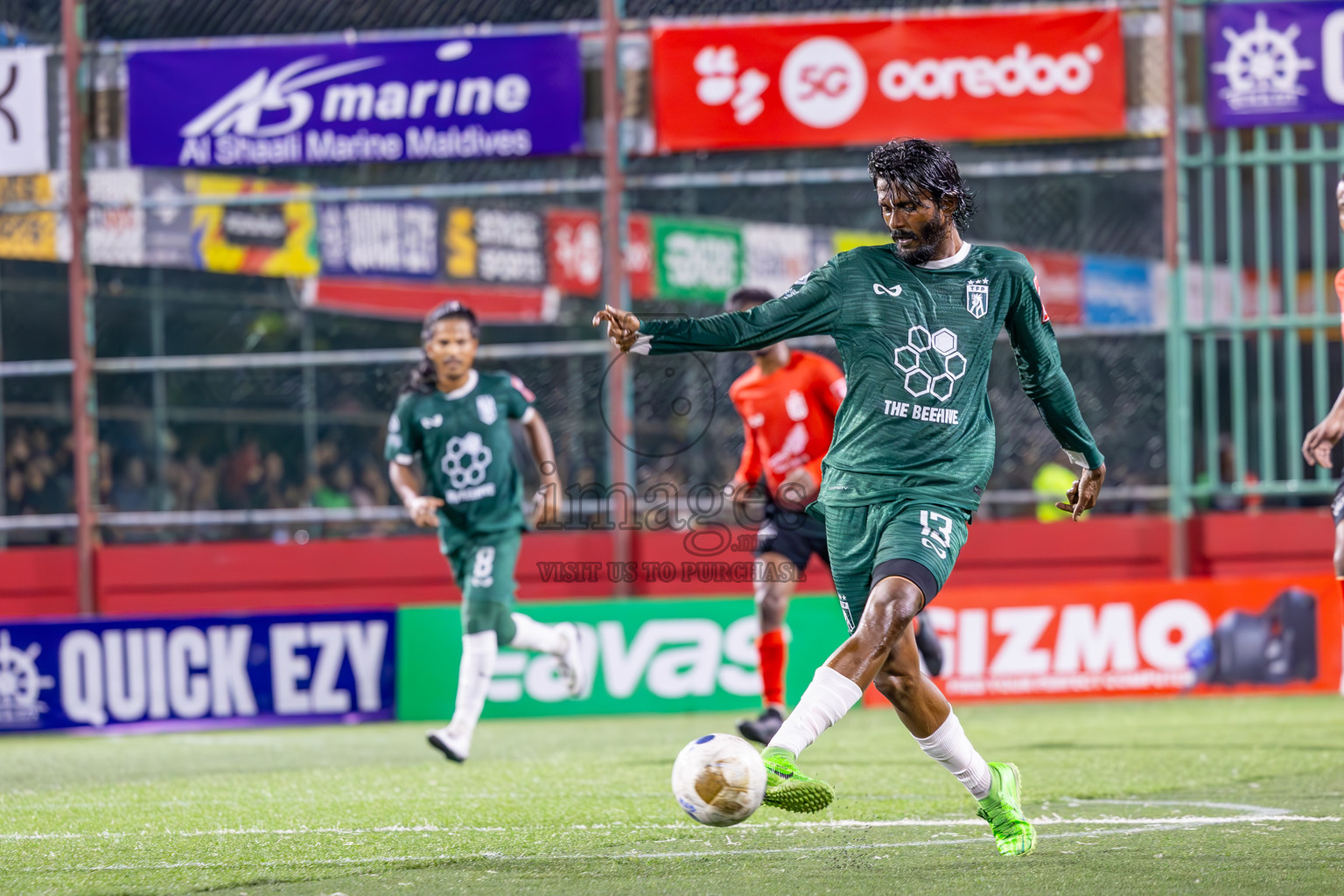 L Gan vs Th Thimarafushi in Zone Round on Day 30 of Golden Futsal Challenge 2025 was held on Monday , 3rd February 2025, in Hulhumale', Maldives.
Photos: Ismail Thoriq / images.mv