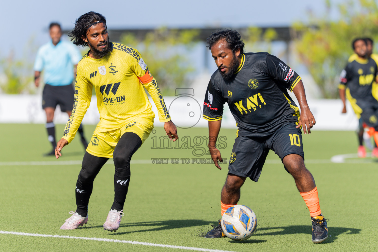 Velaa Sports Club vs Team Middle East in Day 3 of Eydhafushi Cup 2025 held in Eydhafushi Football Stadium at B. Eydhafushi, Maldives on Sunday, 7th September 2025. Photos: Arif Rasheed / images.mv