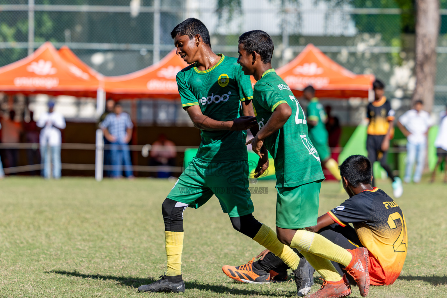 Day 3 of MILO Academy Championship 2024 (U-14) was held in Henveyru Stadium, Male', Maldives on Saturday, 2nd November 2024.
Photos: Hassan Simah / Images.mv