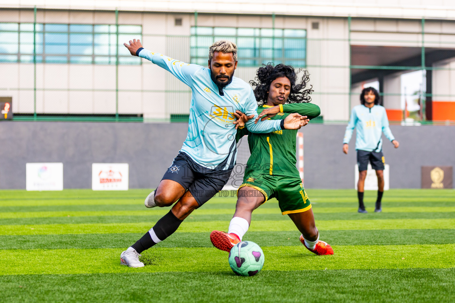 Squadra vs Rock Z in Day 8 of BG Futsal Challenge 2024 was held on Tuesday, 19th March 2024, in Male', Maldives Photos: Nausham Waheed / images.mv