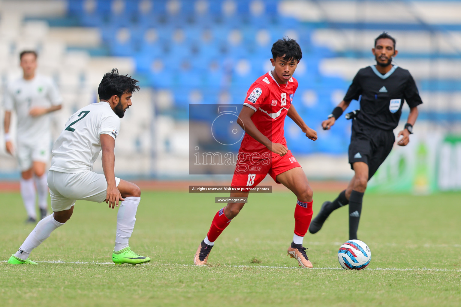 Nepal vs Pakistan in SAFF Championship 2023 held in Sree Kanteerava Stadium, Bengaluru, India, on Tuesday, 27th June 2023. Photos: Nausham Waheed, Hassan Simah / images.mv