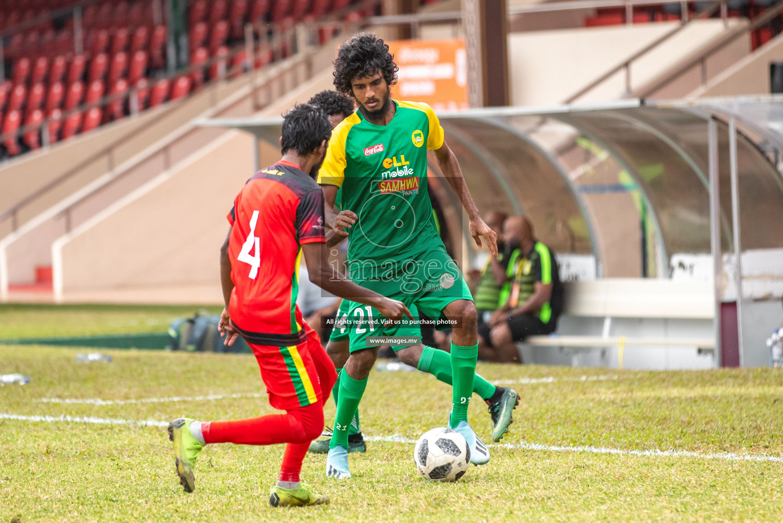 Maziya vs Da Grande SC in Dhiraagu Dhivehi Premier League 2019/2020 held in Male', Maldives on 24th January 2020 Photos: Suadh Abdul Sattar /images.mv
