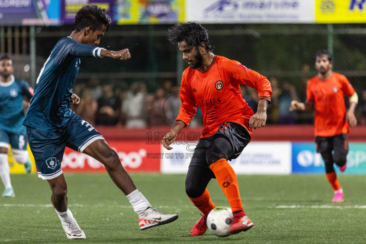 R Dhuvaafaru vs R Meedhoo in Day 8 of Golden Futsal Challenge 2024 was held on Monday, 22nd January 2024, in Hulhumale', Maldives Photos: Nausham Waheed / images.mv