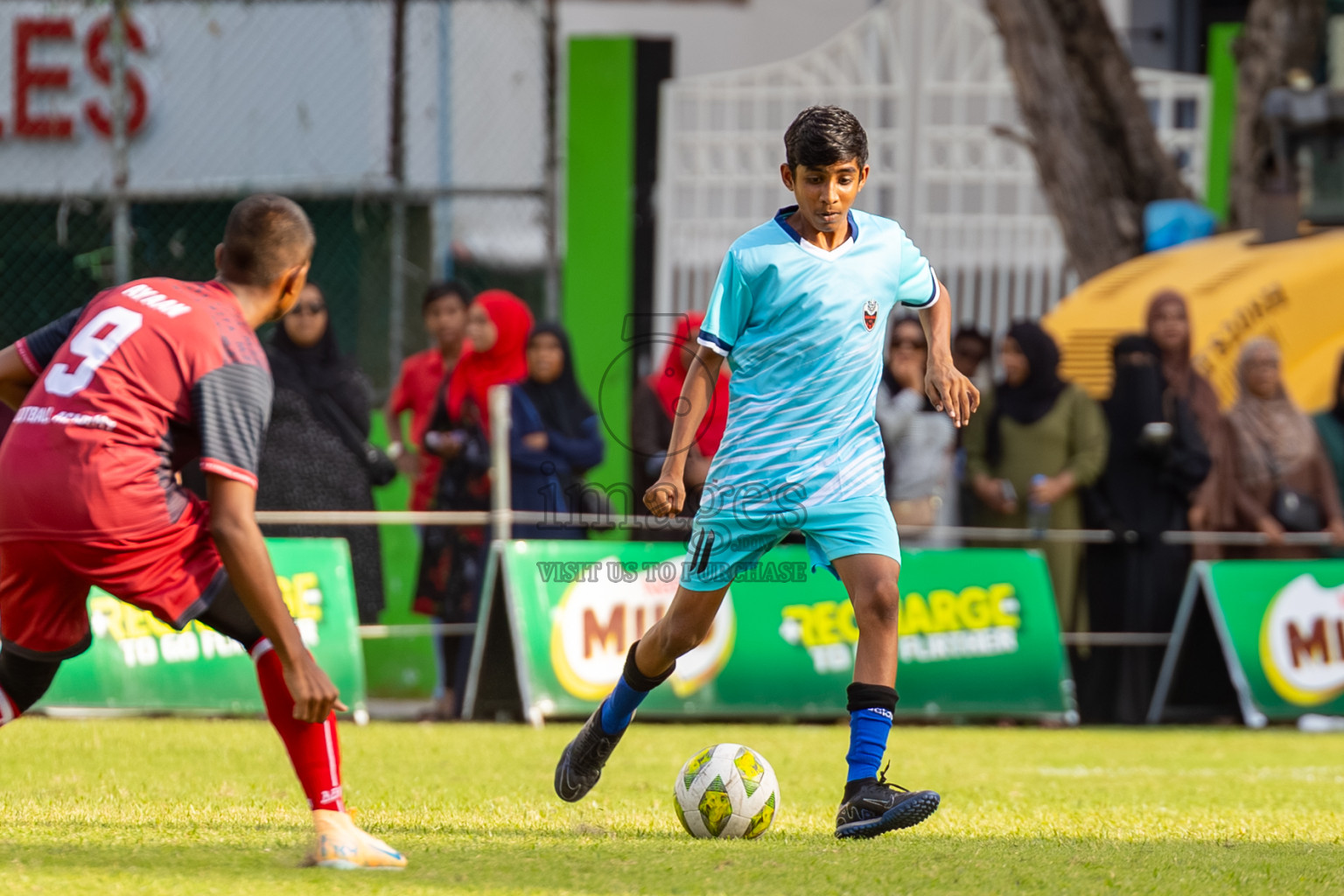 Day 1 of MILO Academy Championship 2025 (U14) was held on Thursday, 30th October 2025 at Henveiru Football Grounds, Male', Maldives . 
Photos: Ismail Thoriq / images.mv