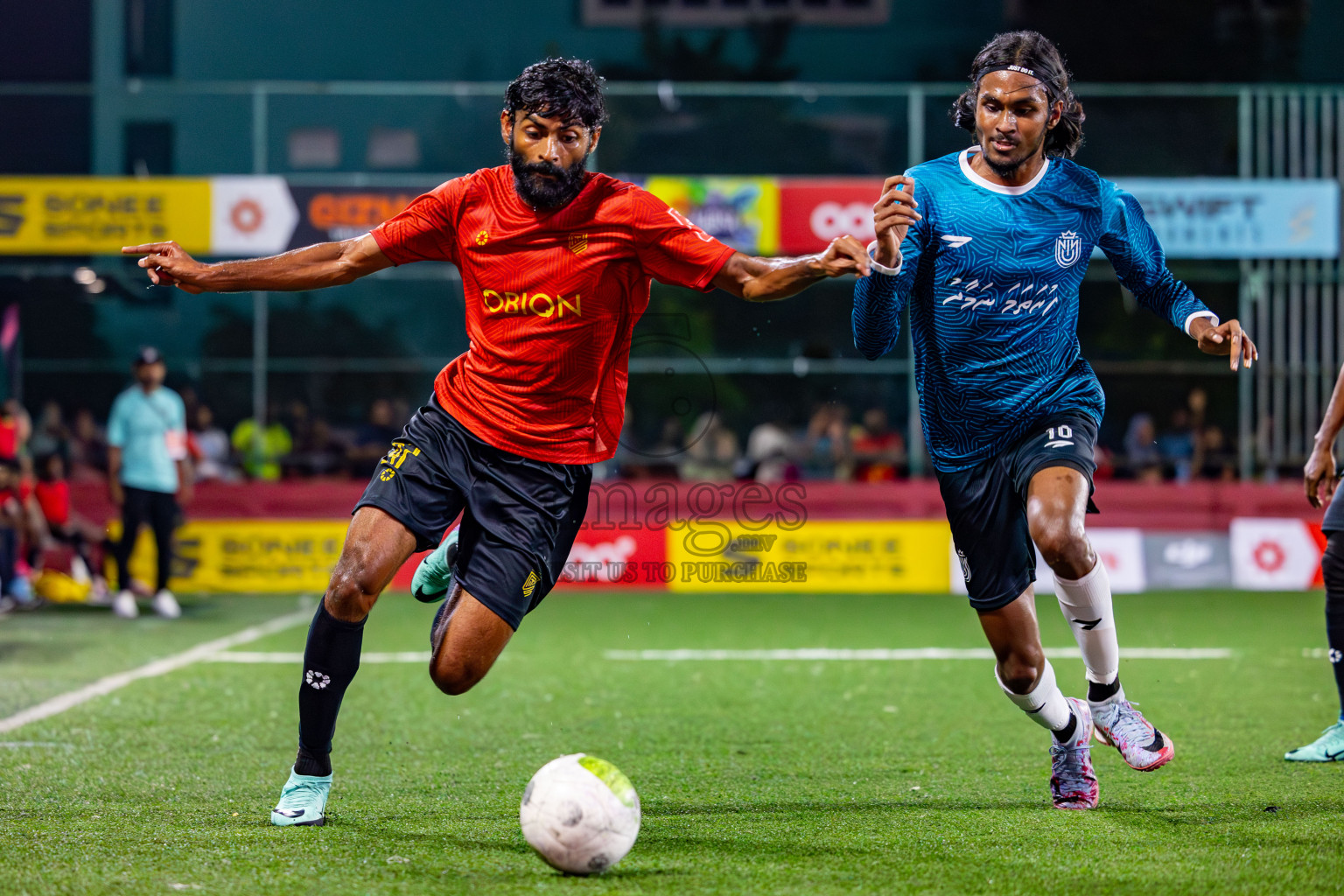 HDh Naivaadhoo vs HDh Nolhivaran on Day 37 of Golden Futsal Challenge 2024 was held on Thursday, 22nd February 2024, in Hulhumale', Maldives
Photos: Mohamed Mahfooz Moosa/ images.mv