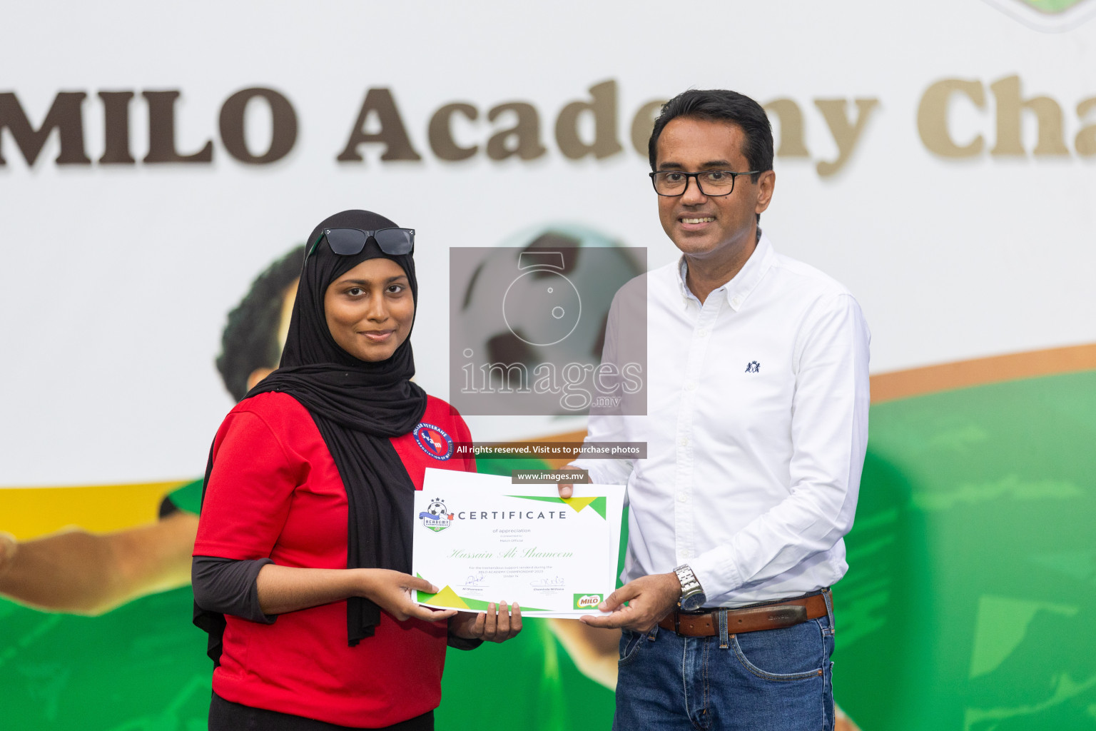 Day 2 of MILO Academy Championship 2023 (u14) was held in Henveyru Stadium Male', Maldives on 4th November 2023. Photos: Nausham Waheed / images.mv