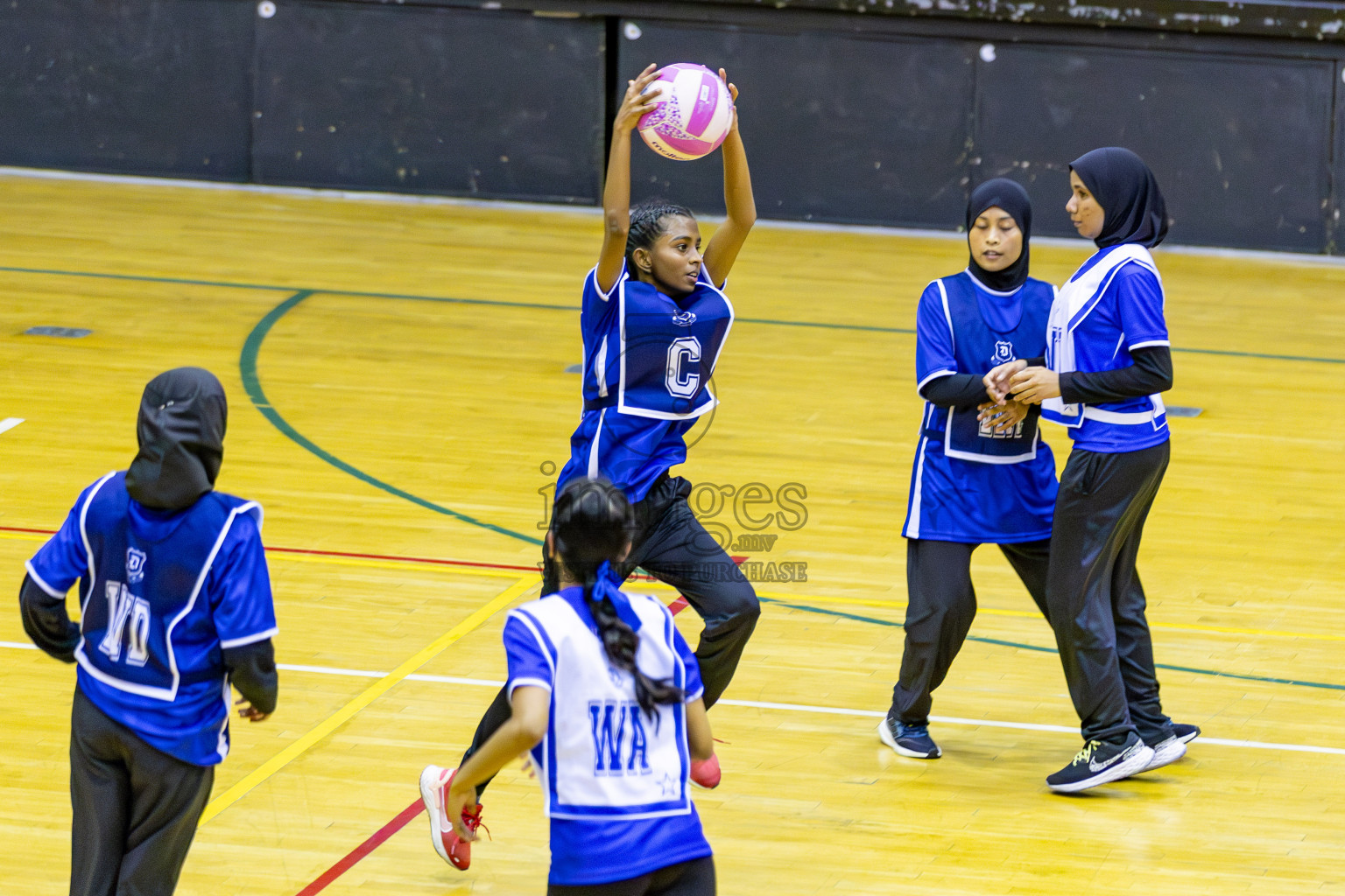 Day 4 of Inter-School Netball Tournament 2025 was held in Social Center Indoor Hall on Tuesday, 21th October 2025. Photos: Areef Adam / images.mv
