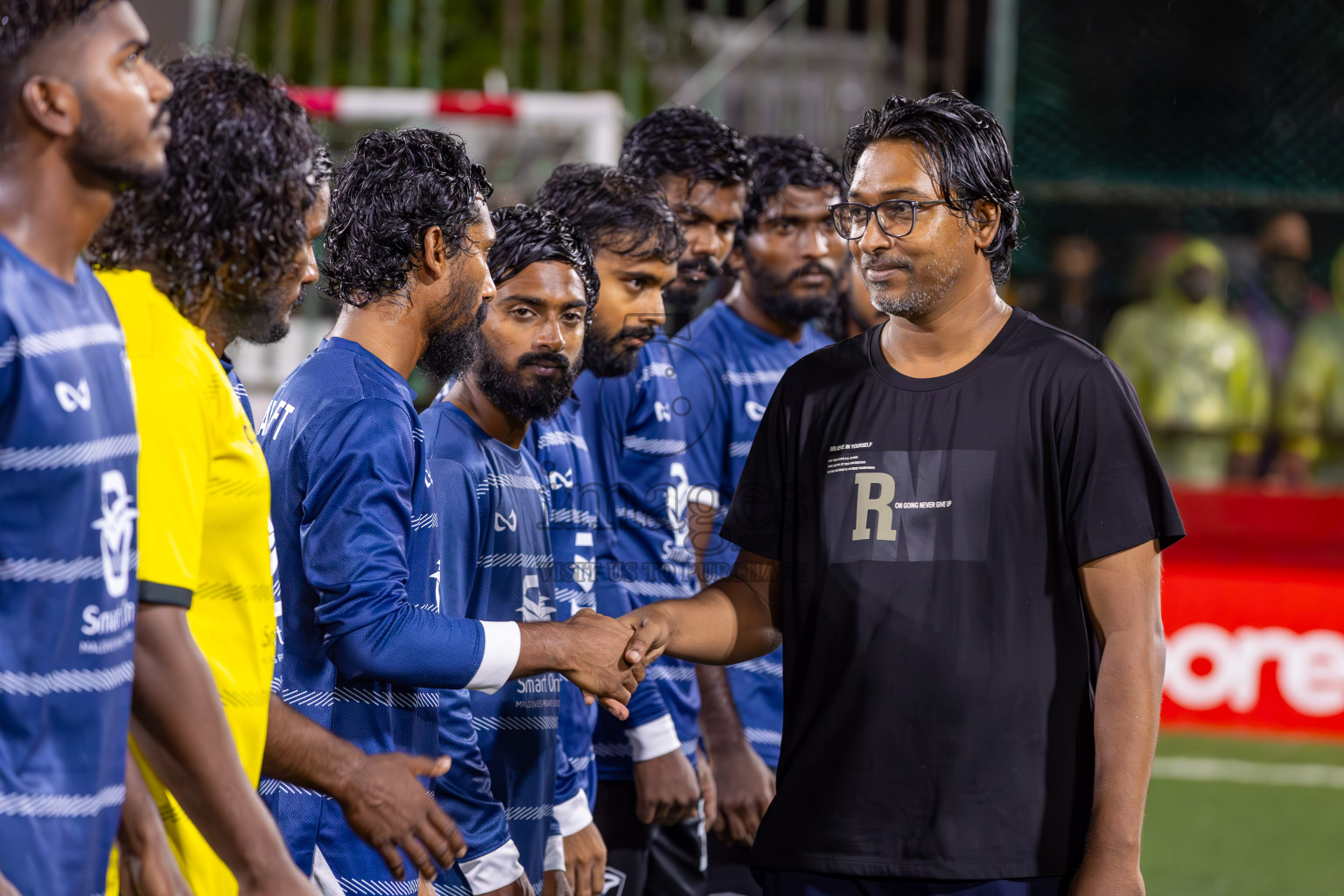 K Gaafaru vs Dhandimgu in Round of 16 on Day 40 of Golden Futsal Challenge 2024 which was held on Tuesday, 27th February 2024, in Hulhumale', Maldives Photos: Ismail Thoriq / images.mv