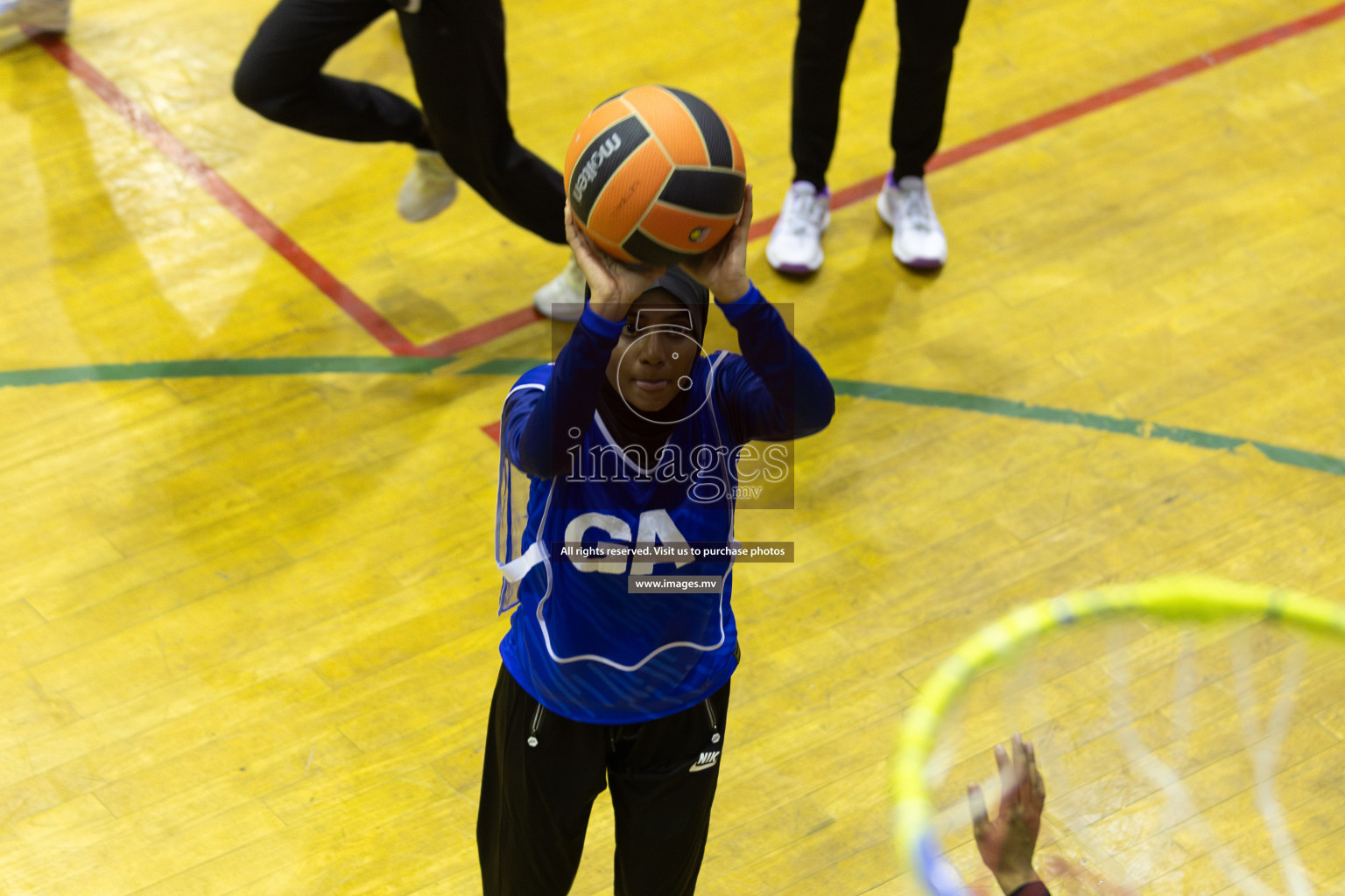 Day5 of 24th Interschool Netball Tournament 2023 was held in Social Center, Male', Maldives on 31st October 2023. Photos: Mohamed Mahfooz Moosa / images.mv