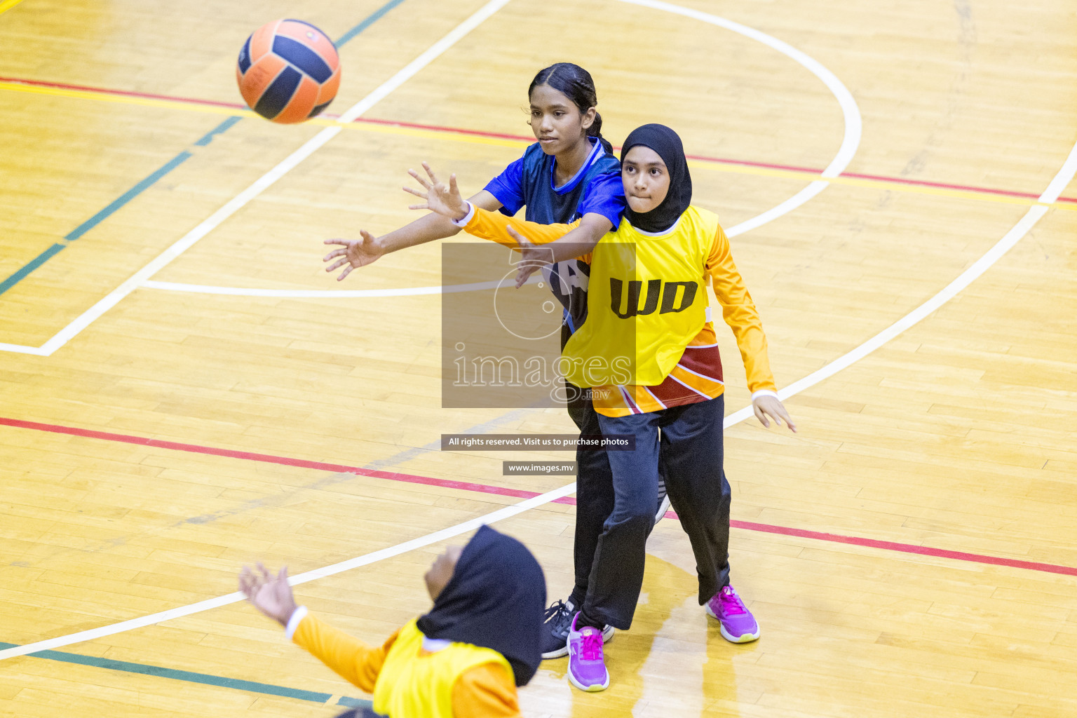 Day4 of 24th Interschool Netball Tournament 2023 was held in Social Center, Male', Maldives on 30th October 2023. Photos: Nausham Waheed / images.mv