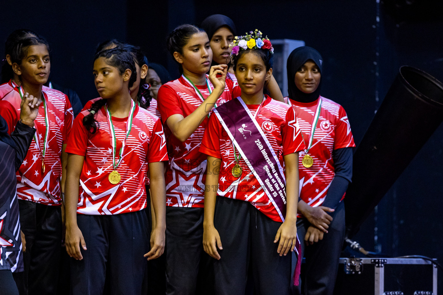 Closing Ceremony of Inter-school Netball Tournament held in Social Center at Male', Maldives on Monday, 26th August 2024. Photos: Hassan Simah / images.mv