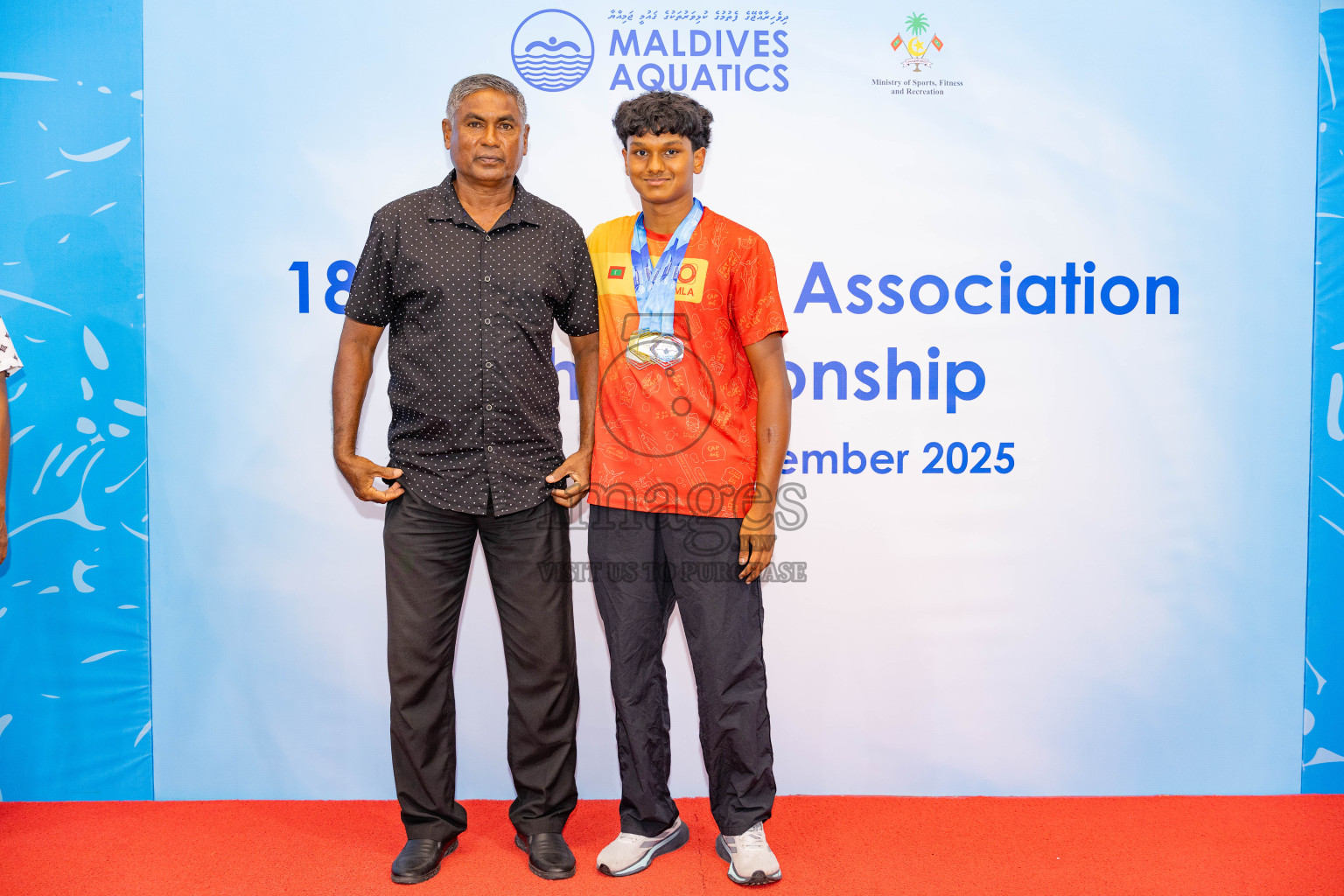 18th Swimming Association Championship 2025, Closing Ceremony was held on Saturday, 29th November 2025 at Swimming Track Hulhumale', Maldives. Photos: Areef Adam / images.mv