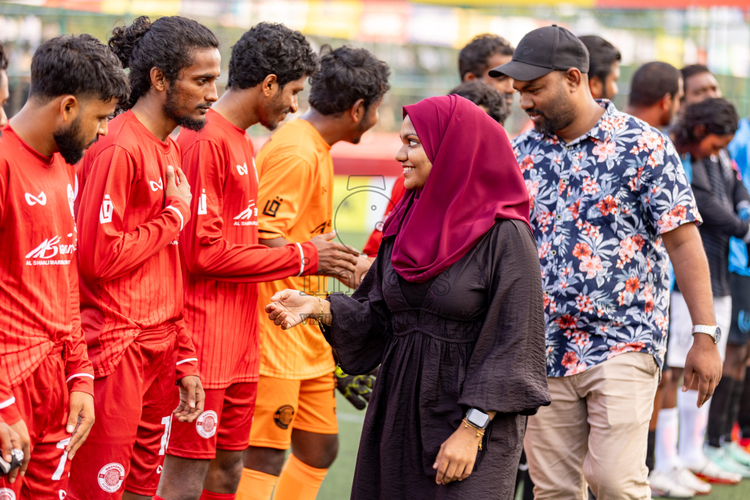 GDh. Gadhdhoo  VS  GDh. Hoandedhdhoo in Day 12 of Golden Futsal Challenge 2024 was held on Friday, 26th January 2024, in Hulhumale', Maldives 
Photos: Hassan Simah / images.mv