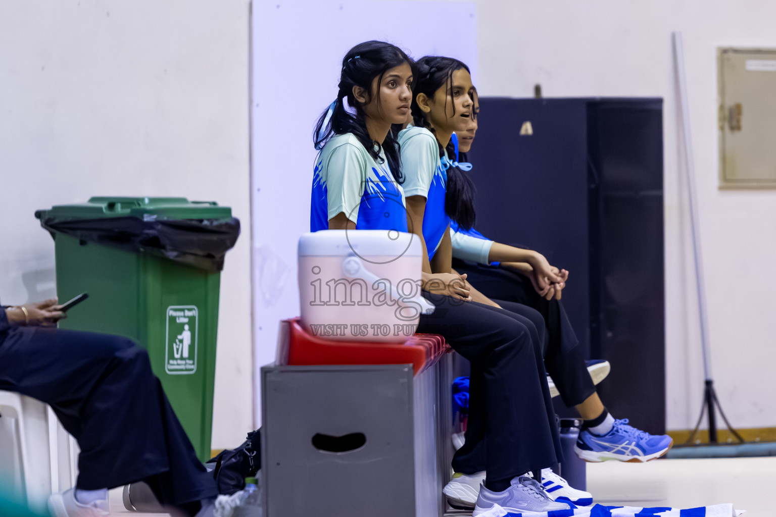 SC Skylark vs United Unity SC in Day 4 of 24th Milo Netball Association Championship held in Social Center at Male', Maldives on Thursday, 4th September 2025. Photos: Nausham Waheed / images.mv