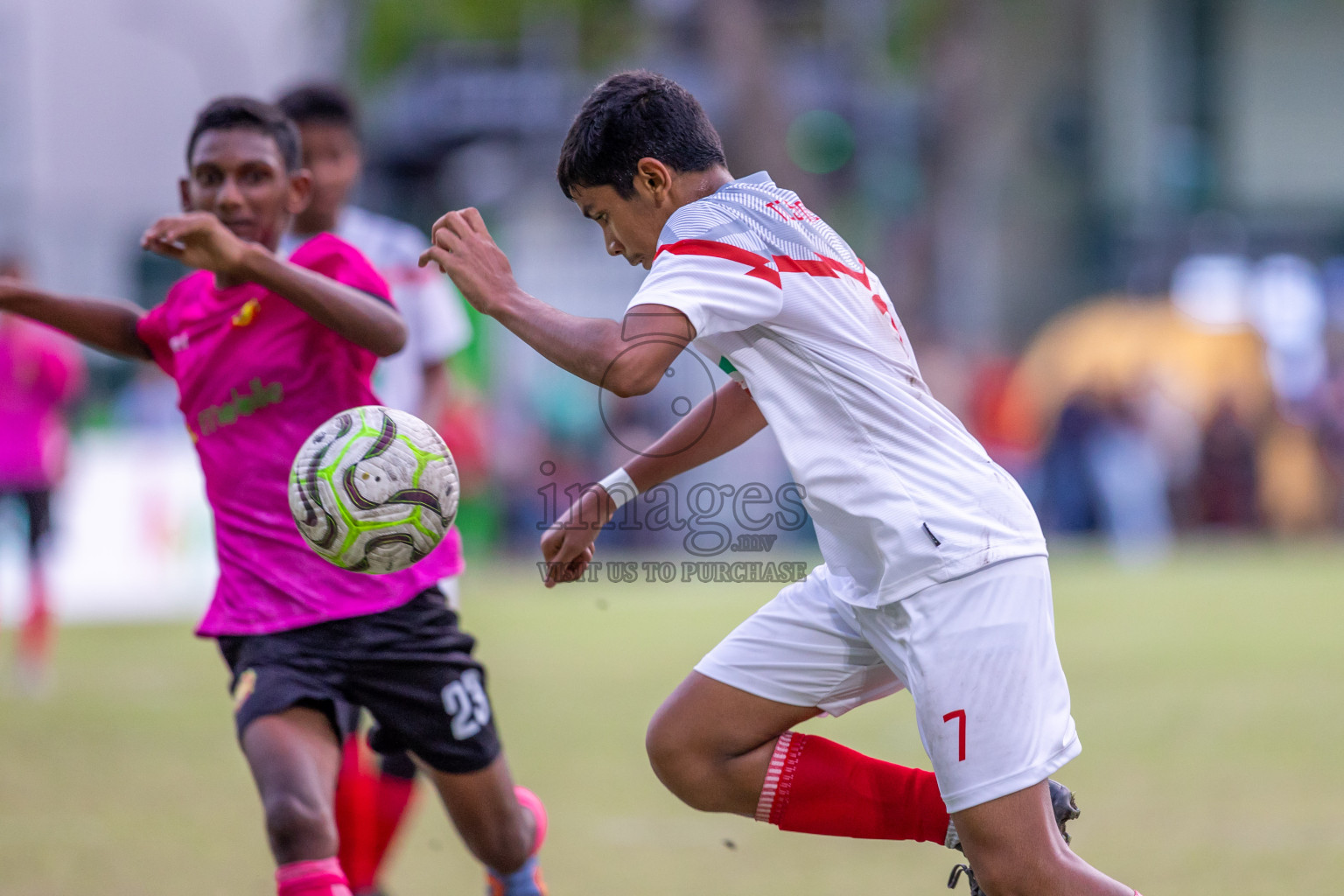 Dhivehi Youth League 2024 - Day 1. Matches held at Henveiru Stadium on 21st November 2024 , Thursday. Photos: Shuu Abdul Sattar/ Images.mv