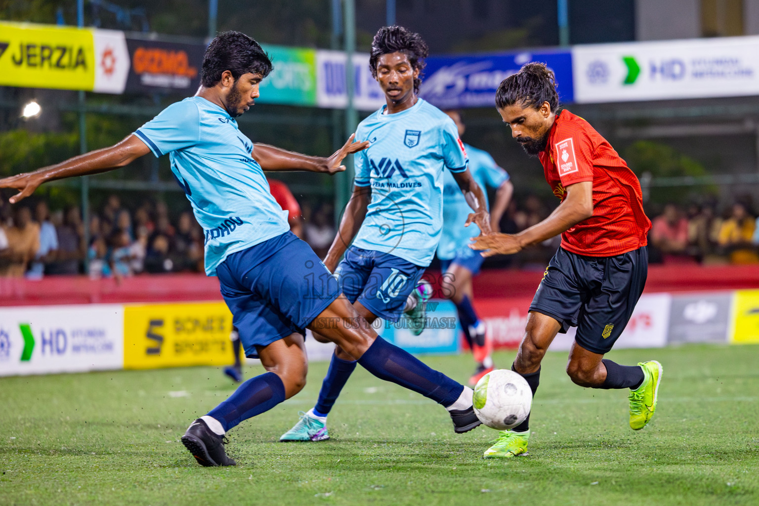 HDh Naivaadhoo vs HA Dhidhoo on Day 35 of Golden Futsal Challenge 2024 was held on Tuesday, 20th February 2024, in Hulhumale', Maldives
Photos: Mohamed Mahfooz Moosa, / images.mv