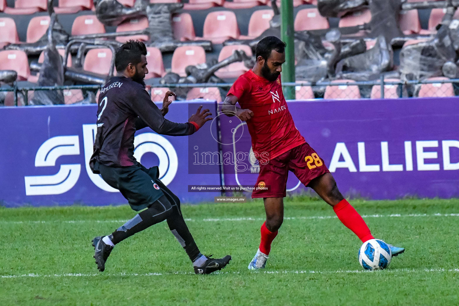 Victory Sports Club vs Lorenzo Sports Club in the 2nd Division 2022 on 8th Aug 2022, held in National Football Stadium, Male', Maldives Photos: Nausham Waheed / Images.mv