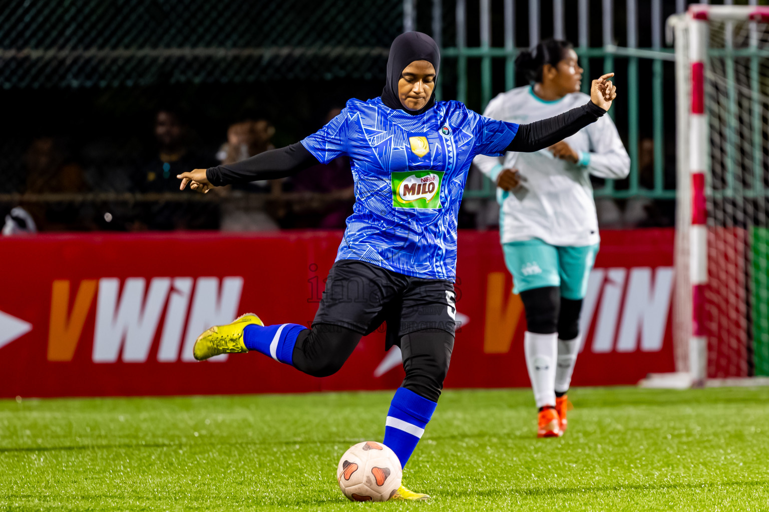 Police Club vs Mpl in Eighteen Thirty 2025 was held in Rehendi Futsal Ground, Hulhumale', Maldives on Sunday, 21st September 2025. Photos: Nausham Waheed / images.mv