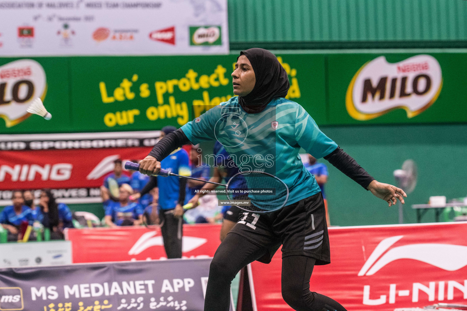 Day 5 of Badminton association mixed group championship 2021 held in Male', Maldives Photos by Nausham Waheed