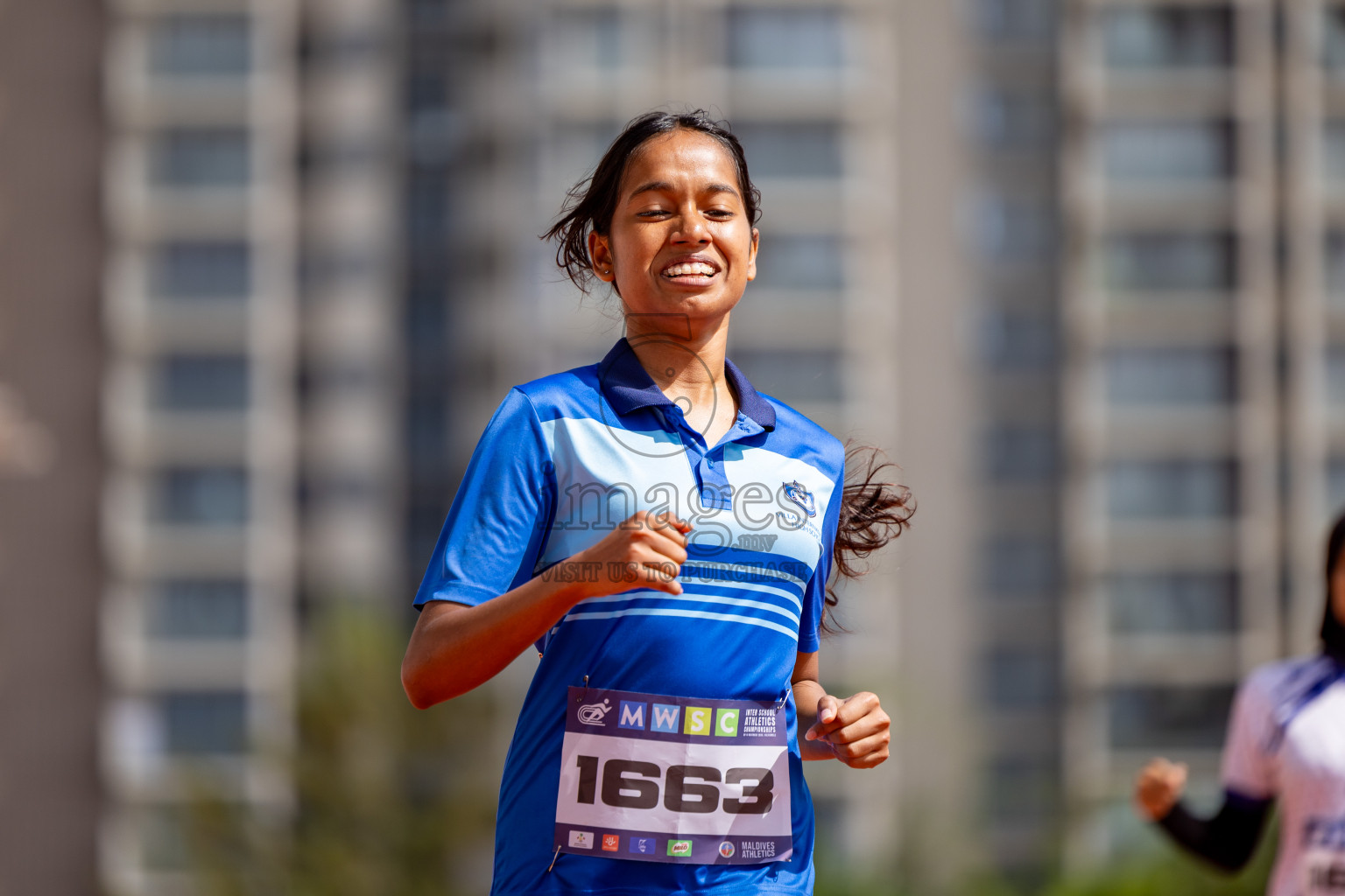 Day 2 of MWSC Interschool Athletics Championships 2024 held in Hulhumale Running Track, Hulhumale, Maldives on Sunday, 10th November 2024. 
Photos by:  Hassan Simah / Images.mv