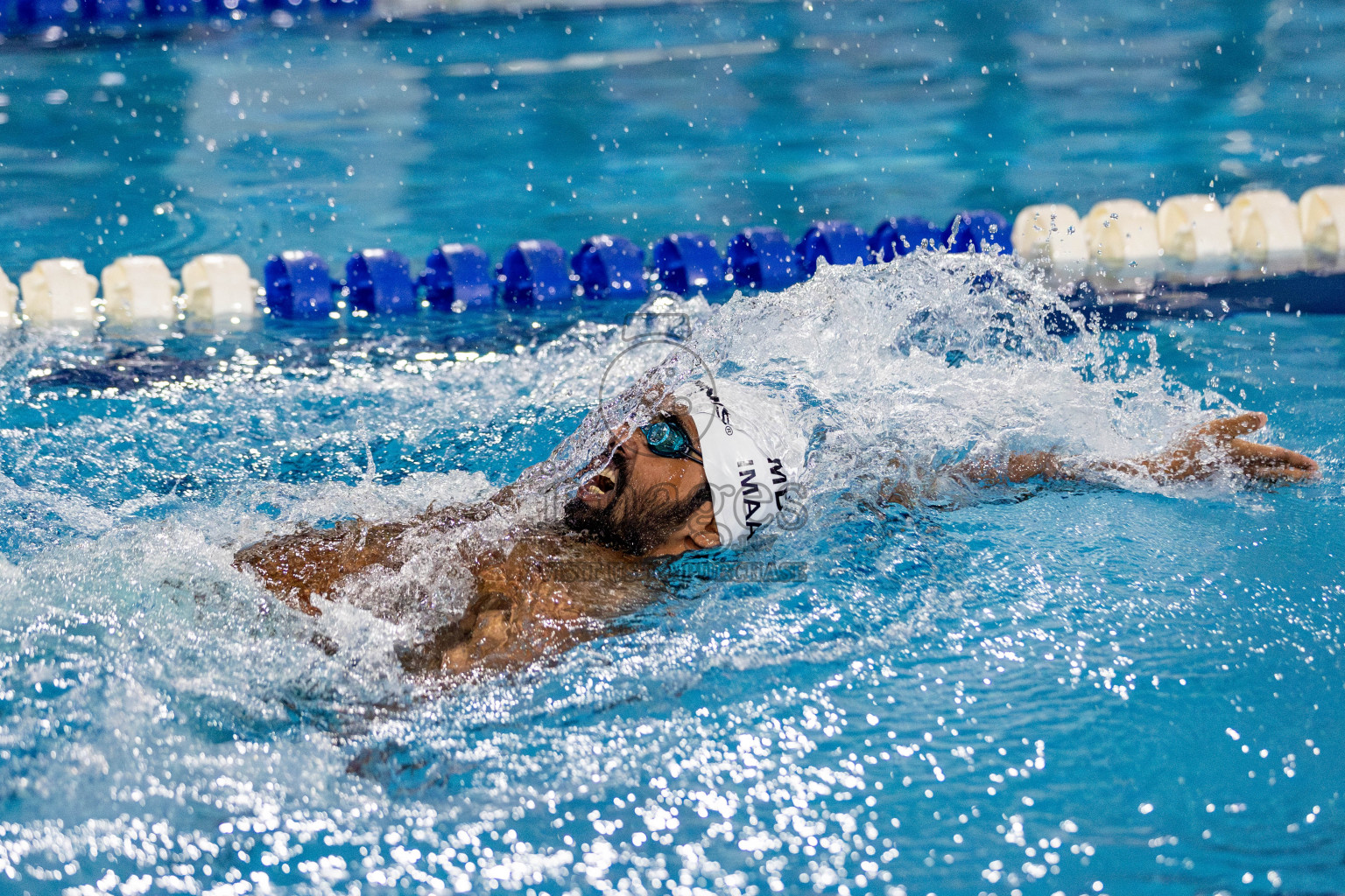 Day 2 of National Swimming Competition 2024 held in Hulhumale', Maldives on Saturday, 14th December 2024. Photos: Hassan Simah / images.mv