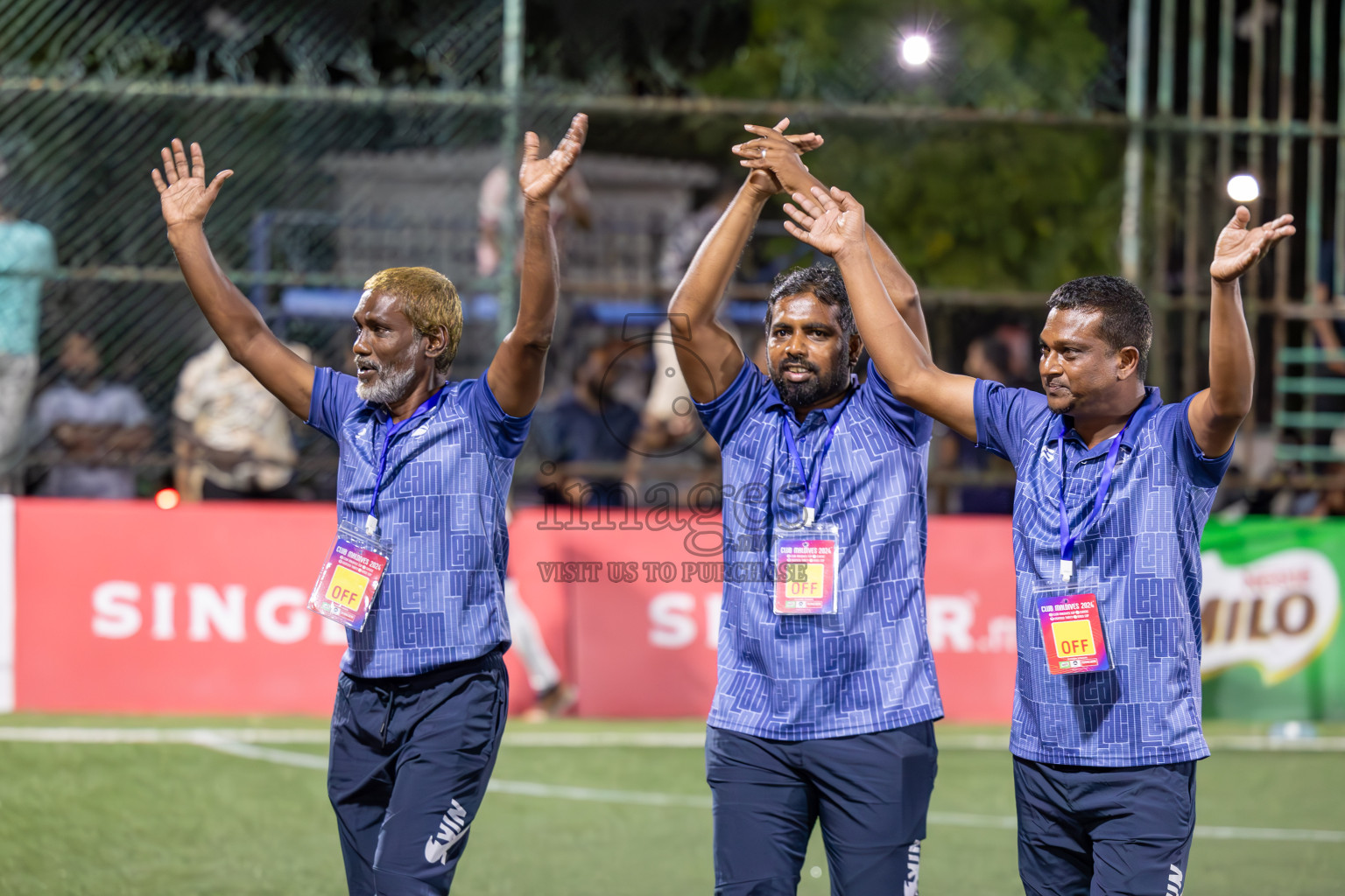 HDC vs MACL in Round of 16 of Club Maldives Cup 2024 held in Rehendi Futsal Ground, Hulhumale', Maldives on Monday, 7th October 2024. Photos: Ismail Thoriq / images.mv