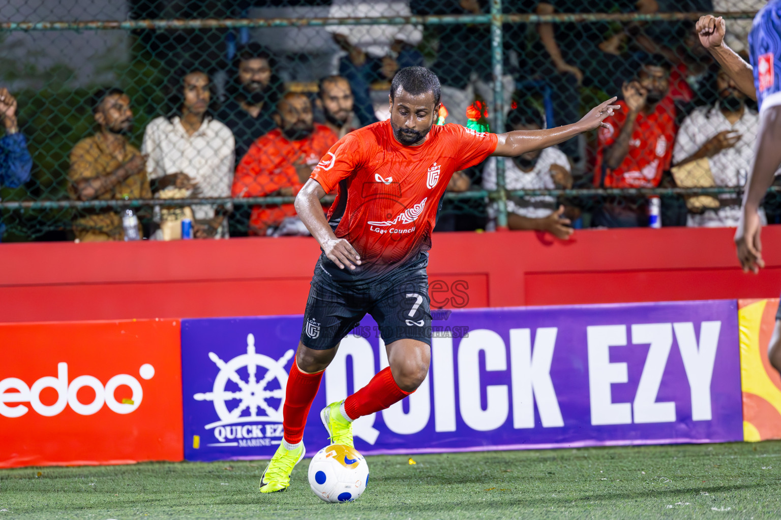 L Gan vs L Mundoo in Atoll Round Final on Day 22 of Golden Futsal Challenge 2025 was held on Sunday , 26th January 2025, in Hulhumale', Maldives.
Photos: Ismail Thoriq / images.mv