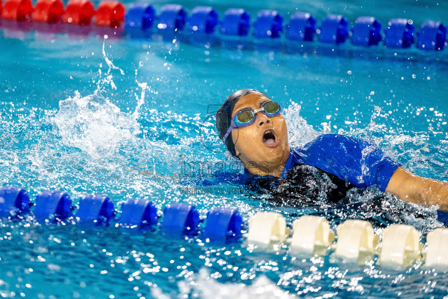 Day 1 of 20th Inter-school Swimming Competition 2024 held in Hulhumale', Maldives on Saturday, 12th October 2024. Photos: Ismail Thoriq / images.mv