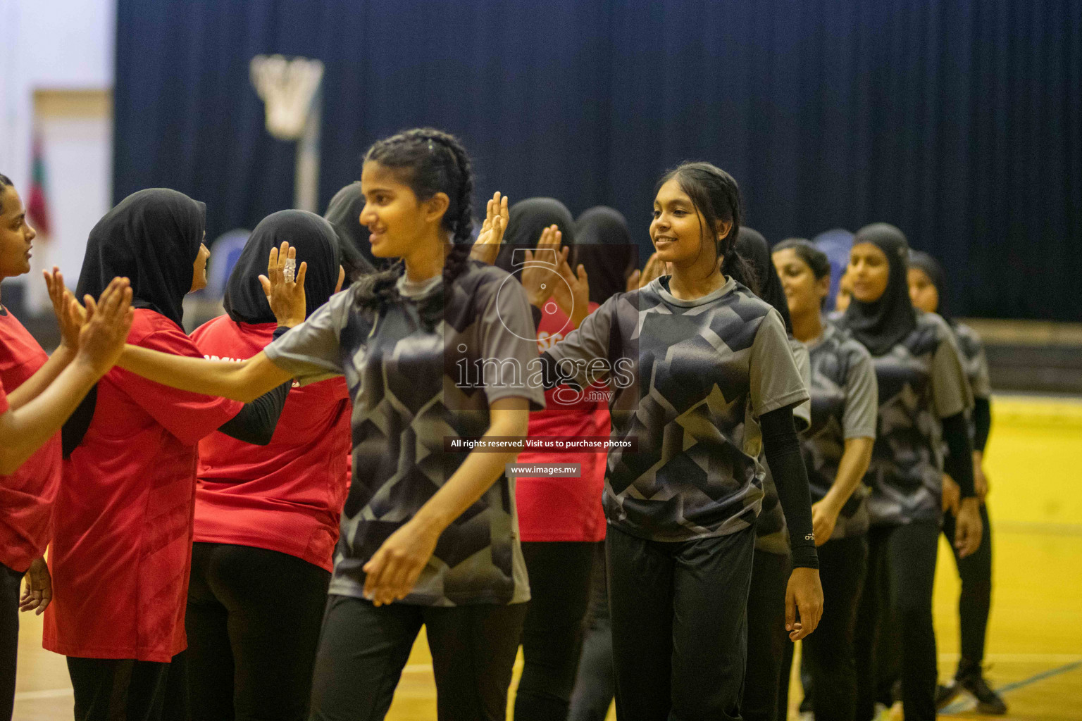 Milo National Netball Tournament 1st December 2021 at Social Center Indoor Court, Male, Maldives. Photos: Maanish/ Images Mv