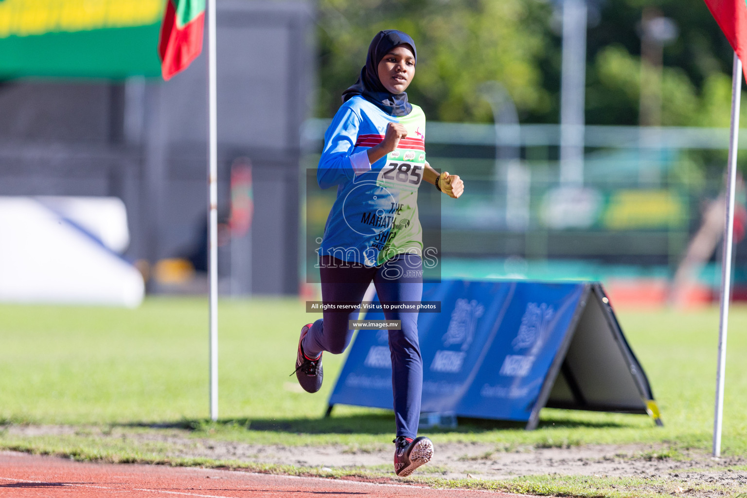 Day 2 of National Athletics Championship 2023 was held in Ekuveni Track at Male', Maldives on Saturday, 25th November 2023. Photos: Nausham Waheed / images.mv