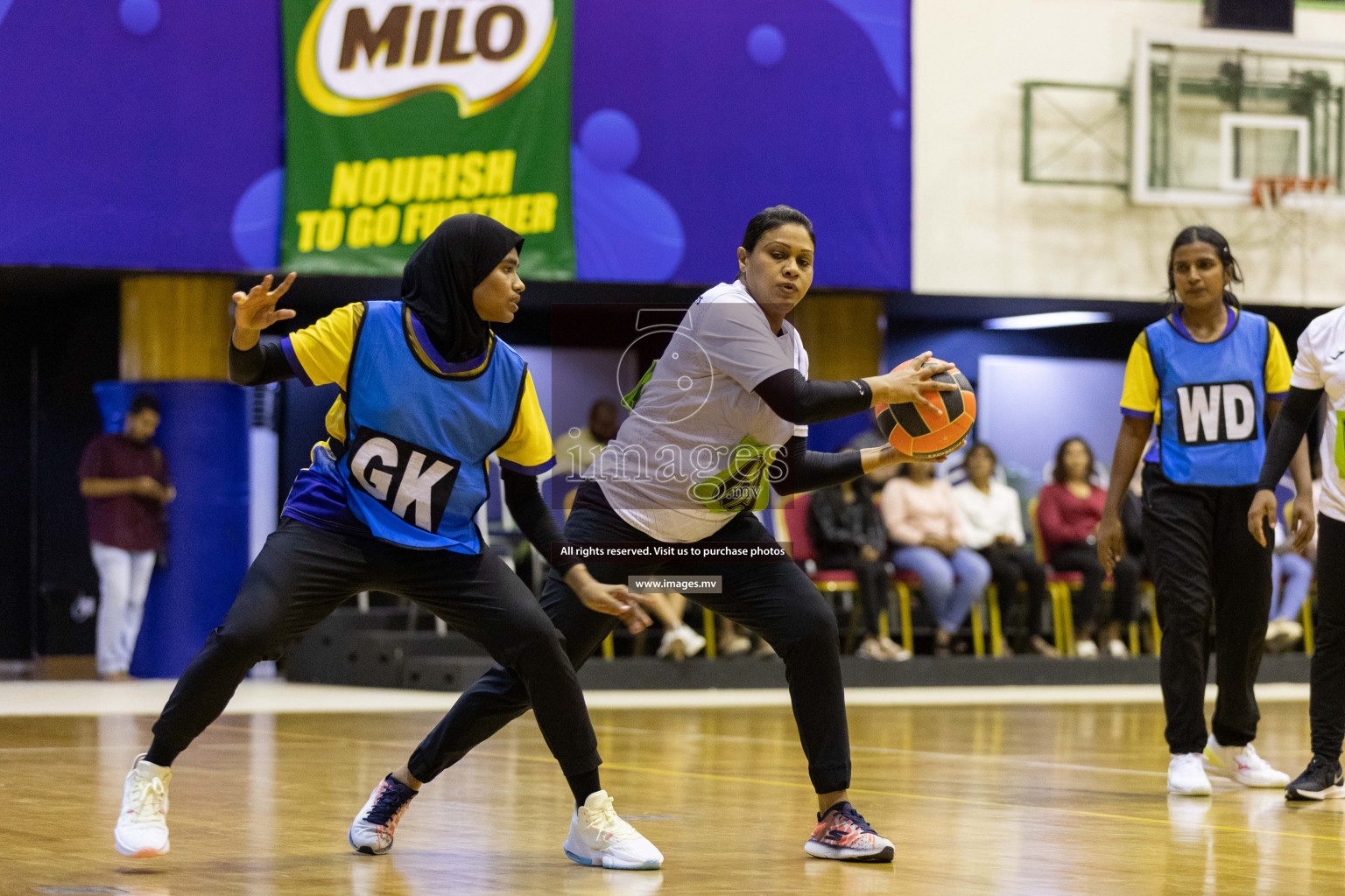 Club Green Streets vs Kulhudhufushi Y&RC in the 1st Division Final of Milo National Netball Tournament 2022 on 22nd July 2022 held in Social Center, Male', Maldives. Photographer: Shuu / images.mv