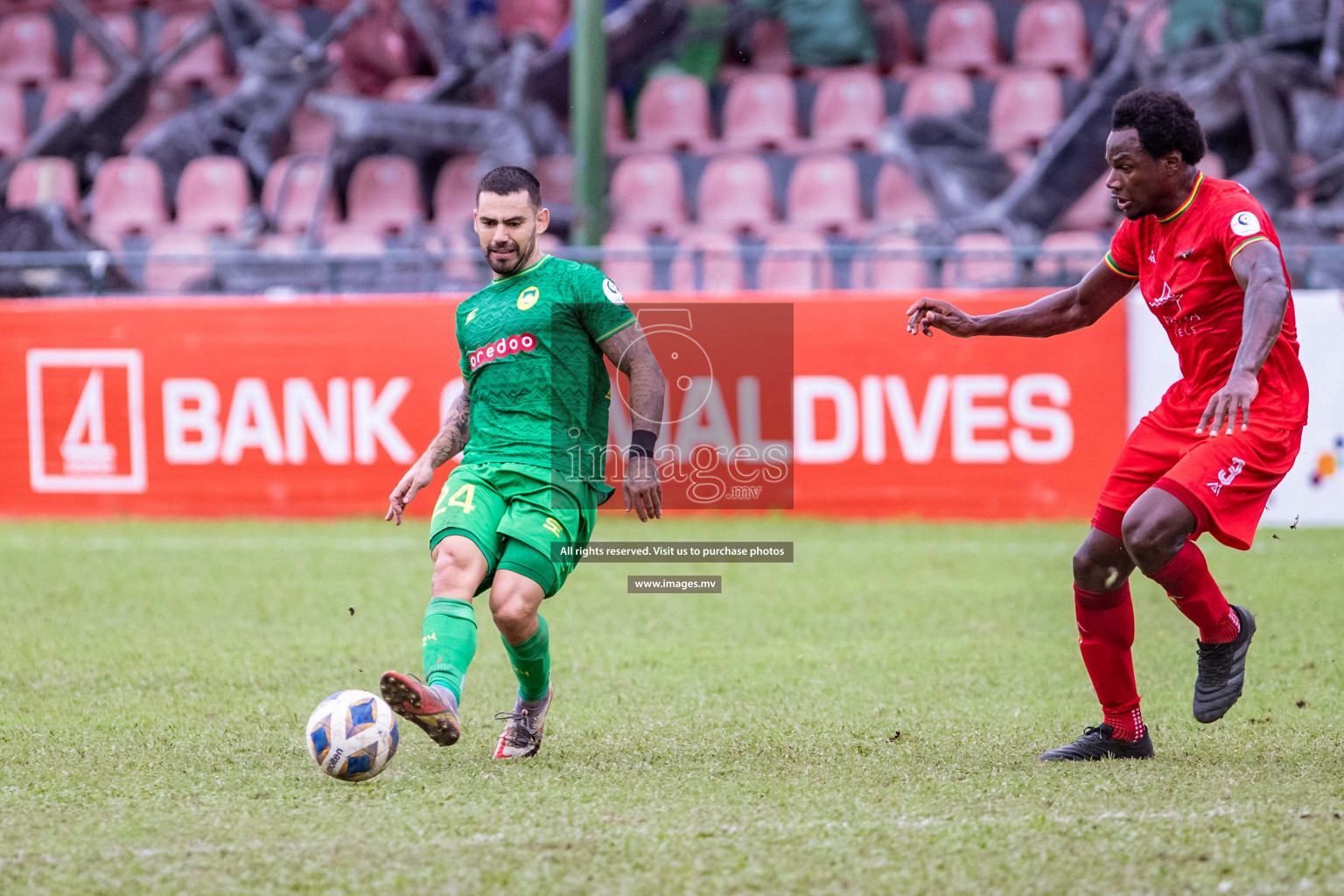 Maziya vs Da Grande in the Dhivehi Premier League 2022 on 22nd July 2022, held in National Football Stadium, Male', Maldives Photos: Nausham waheed / Images.mv