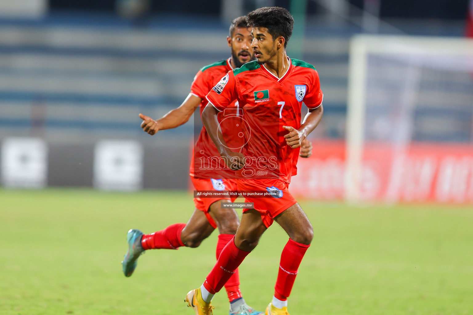 Bhutan vs Bangladesh in SAFF Championship 2023 held in Sree Kanteerava Stadium, Bengaluru, India, on Wednesday, 28th June 2023. Photos: Nausham Waheed, Hassan Simah / images.mv