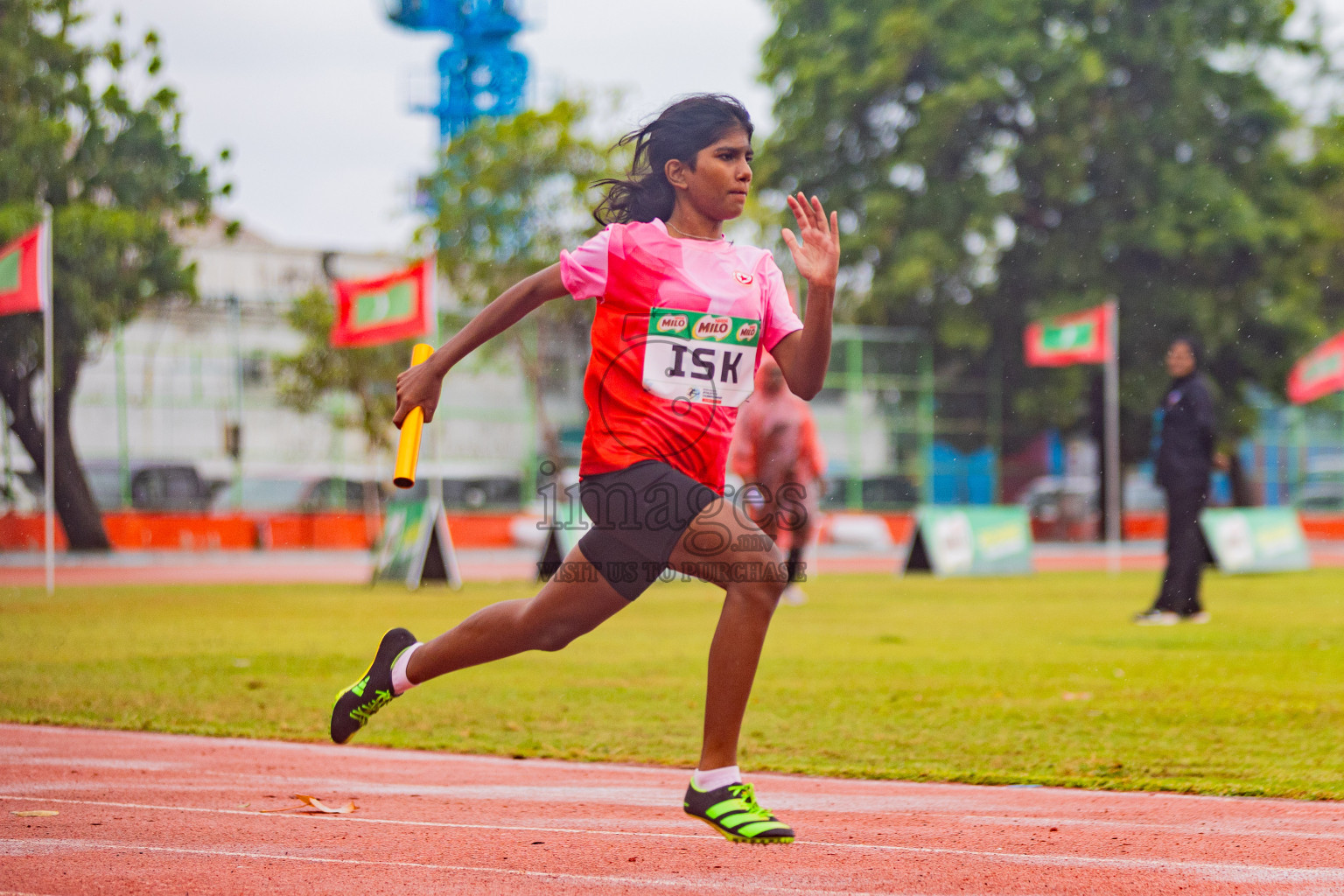 Day 6 of Inter-school Athletics Championship 2025 held in Ekuveni Synthetic Track, Male', Maldives on Sunday, 12th October 2025. Photos by: Areef Adam / Images.mv
