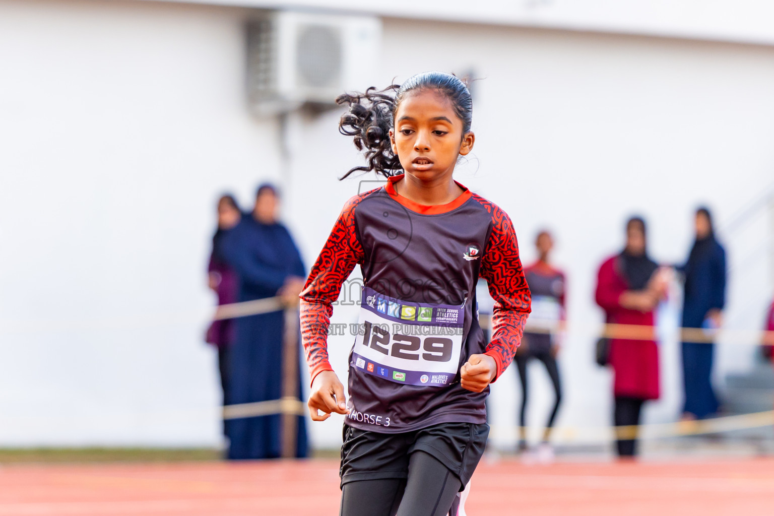 Day 3 of MWSC Interschool Athletics Championships 2024 held in Hulhumale Running Track, Hulhumale, Maldives on Monday, 11th November 2024. Photos by:  Nausham Waheed / Images.mv