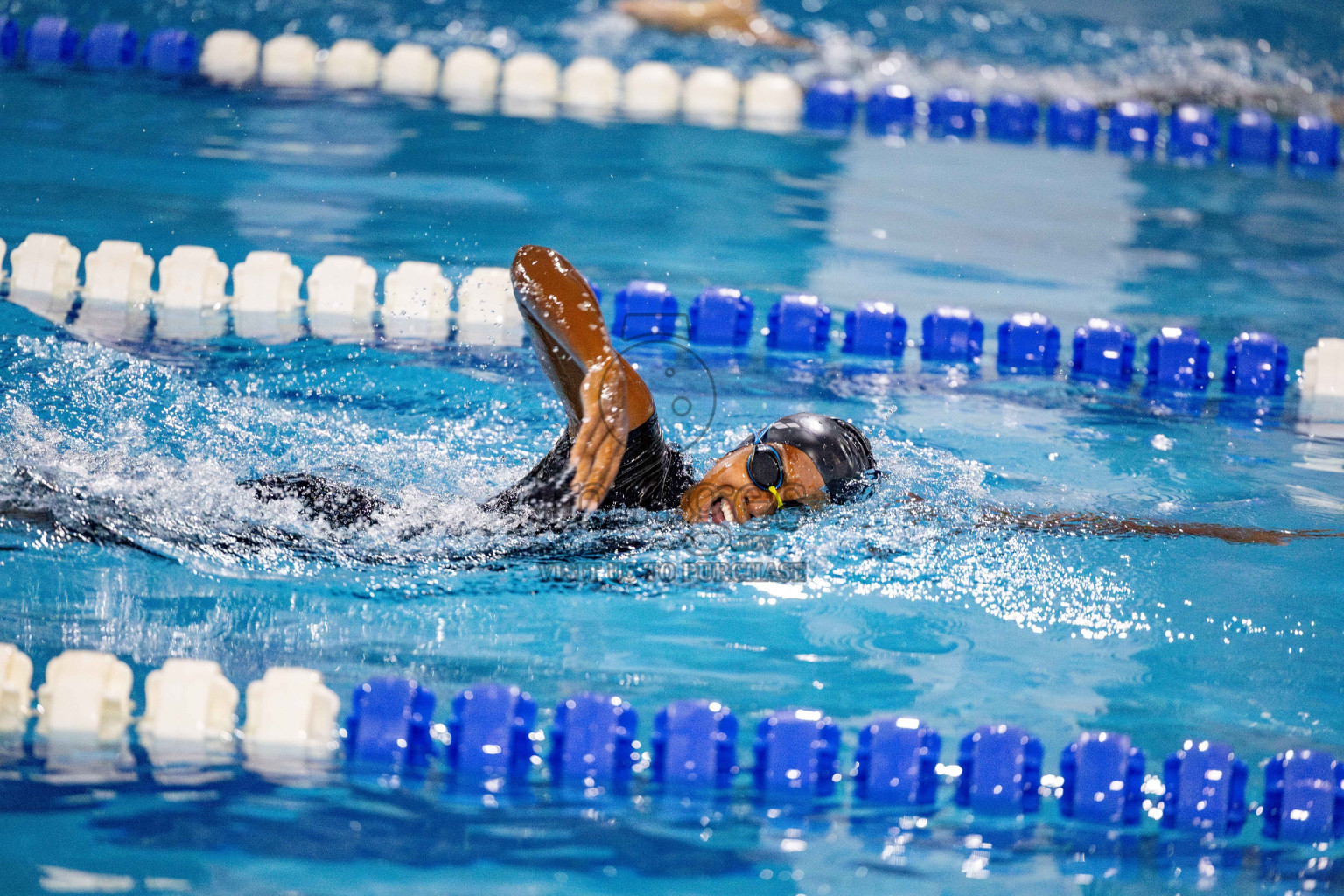 Day 4 of National Swimming Championship 2024 held in Hulhumale', Maldives on Monday, 16th December 2024. Photos: Hassan Simah / images.mv